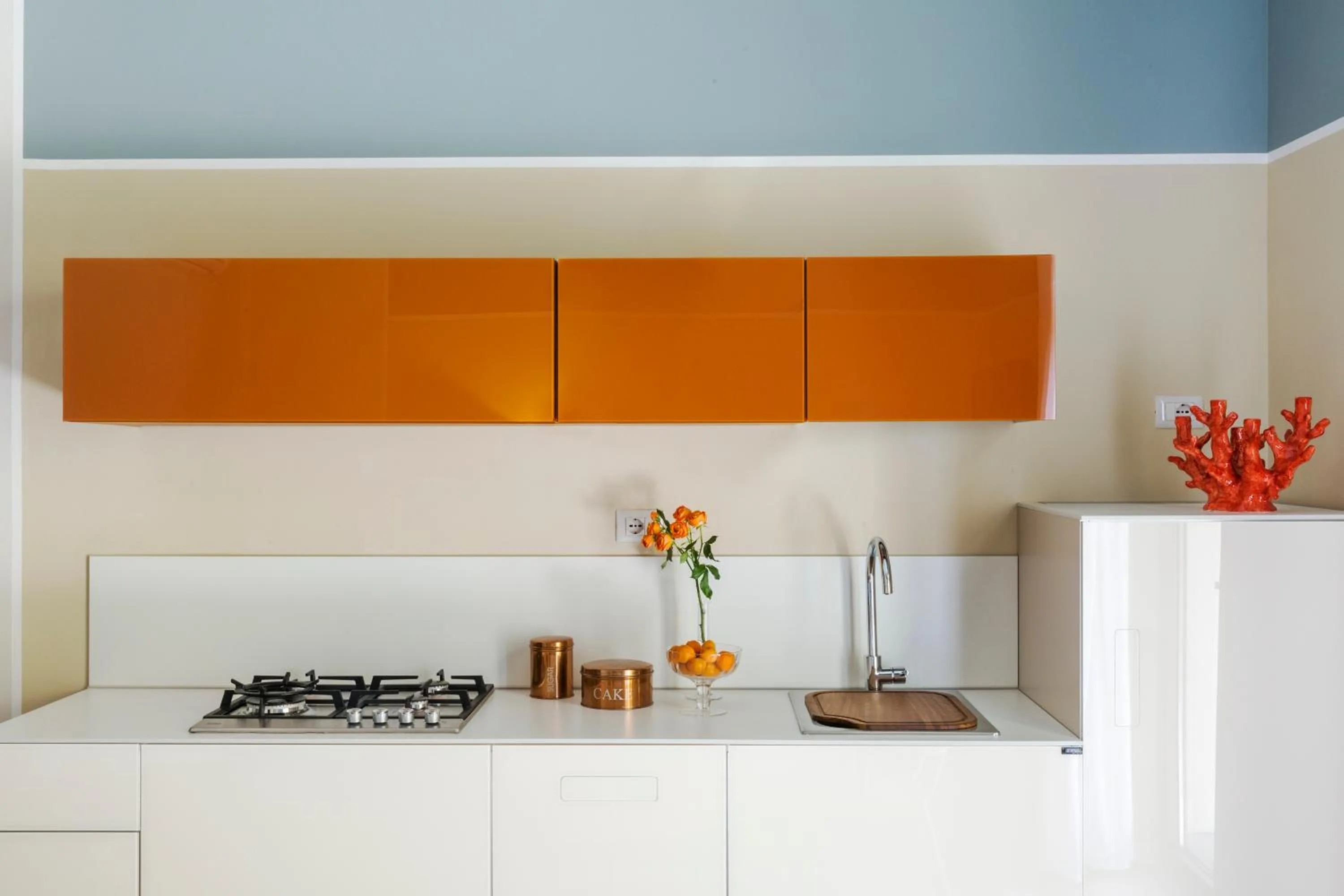 Kitchen or kitchenette in San Leonardo Suites