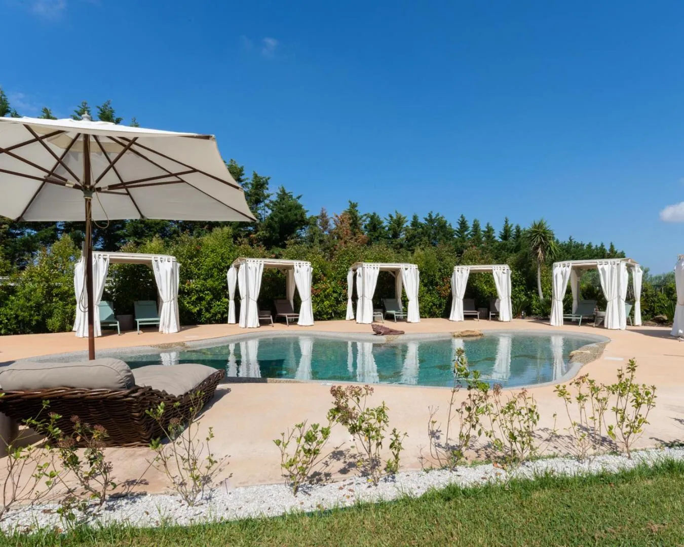 Swimming pool in Relais San Baio