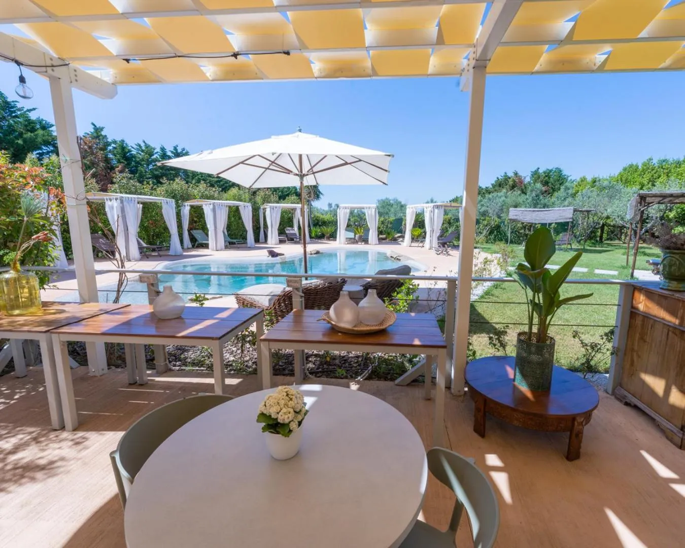 Swimming pool in Relais San Baio