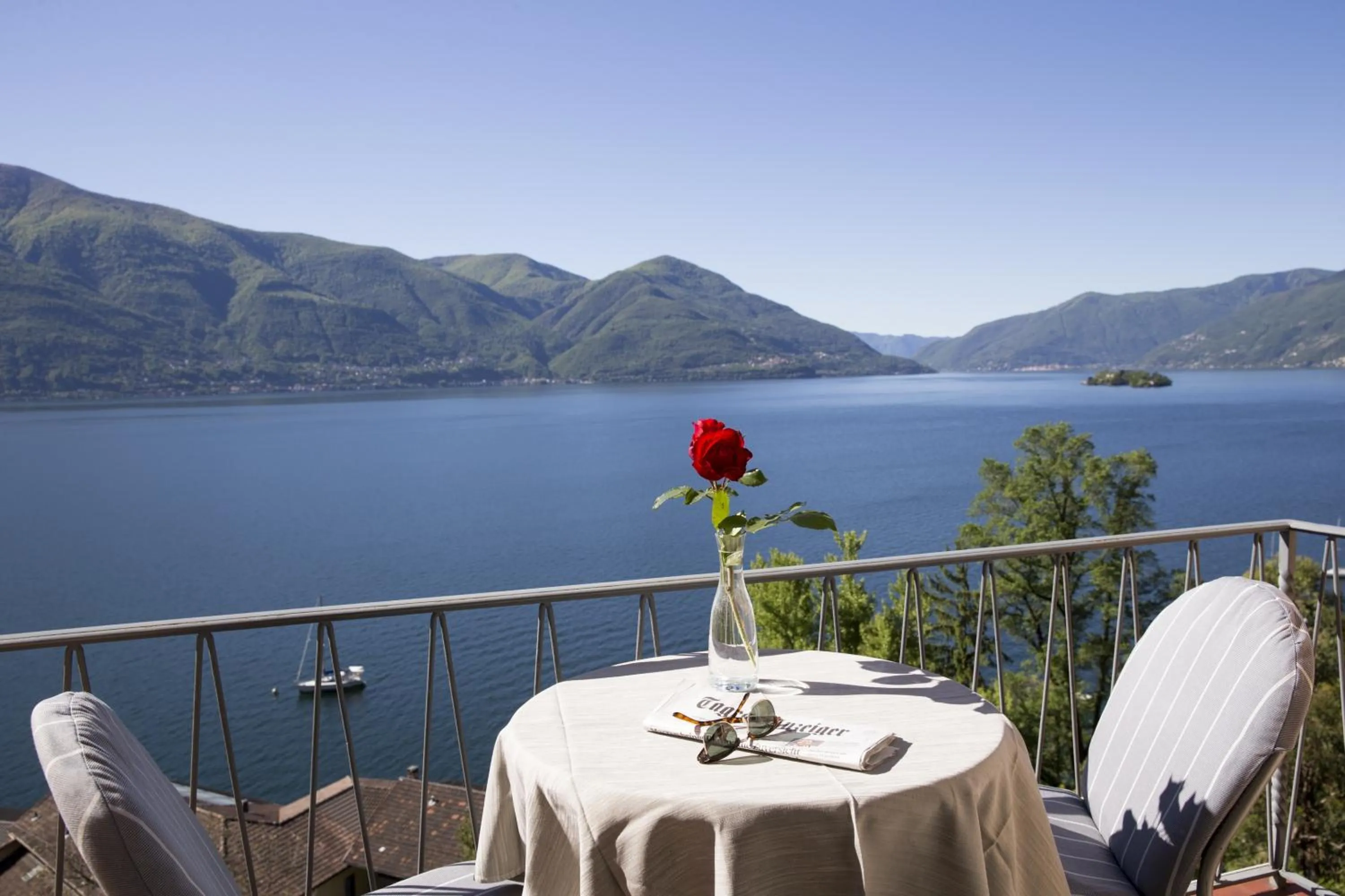 Lake view in Hotel Arancio