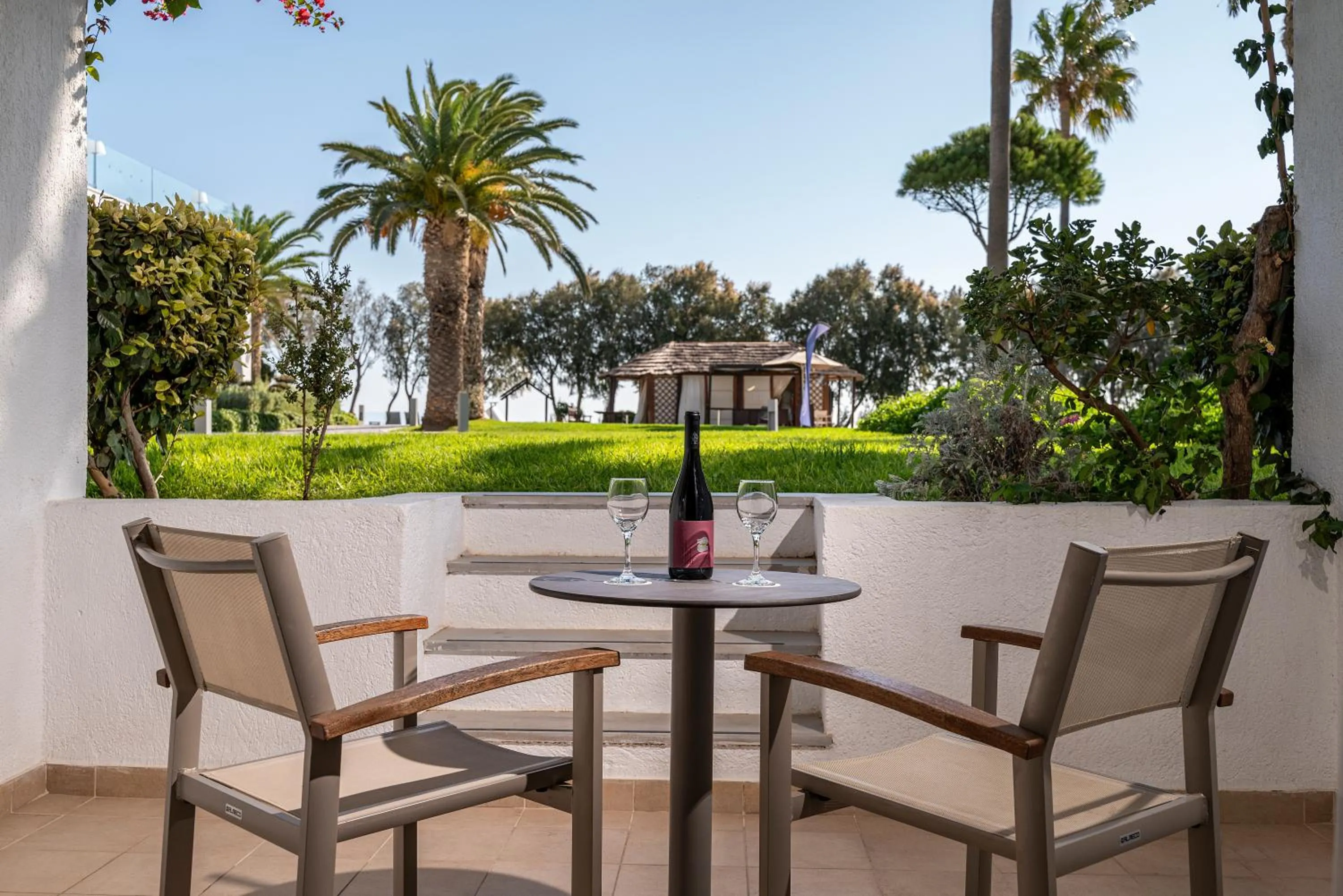 Patio in Atlantica Beach Resort Kos