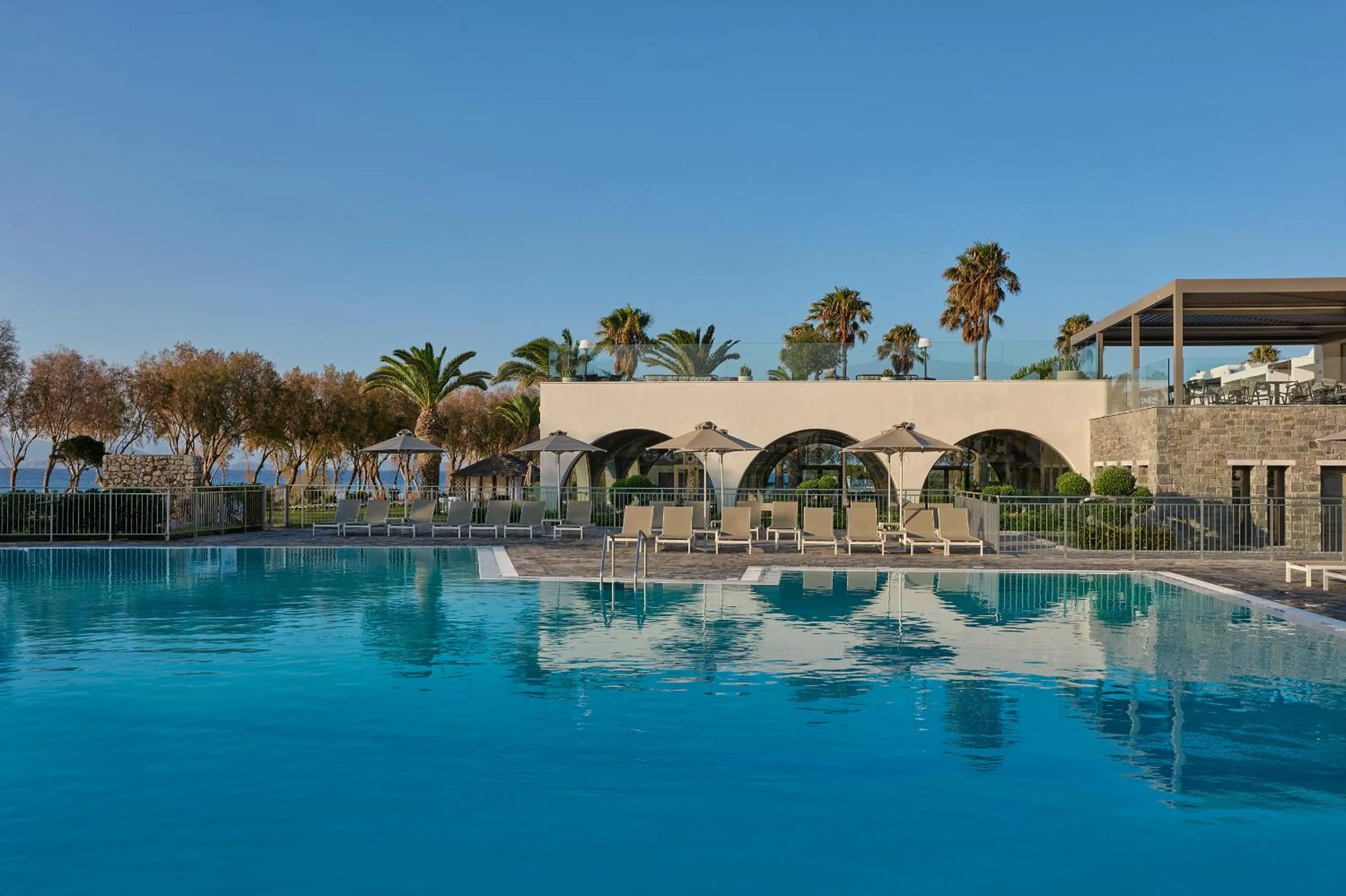 Swimming pool in Atlantica Beach Resort Kos