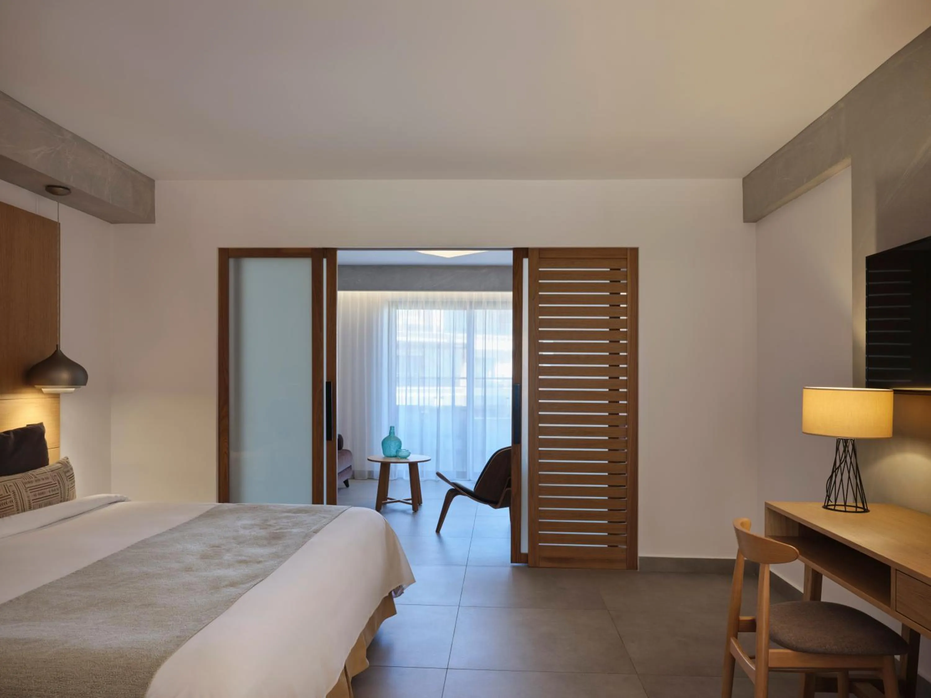 Bed in Atlantica Caldera Palace