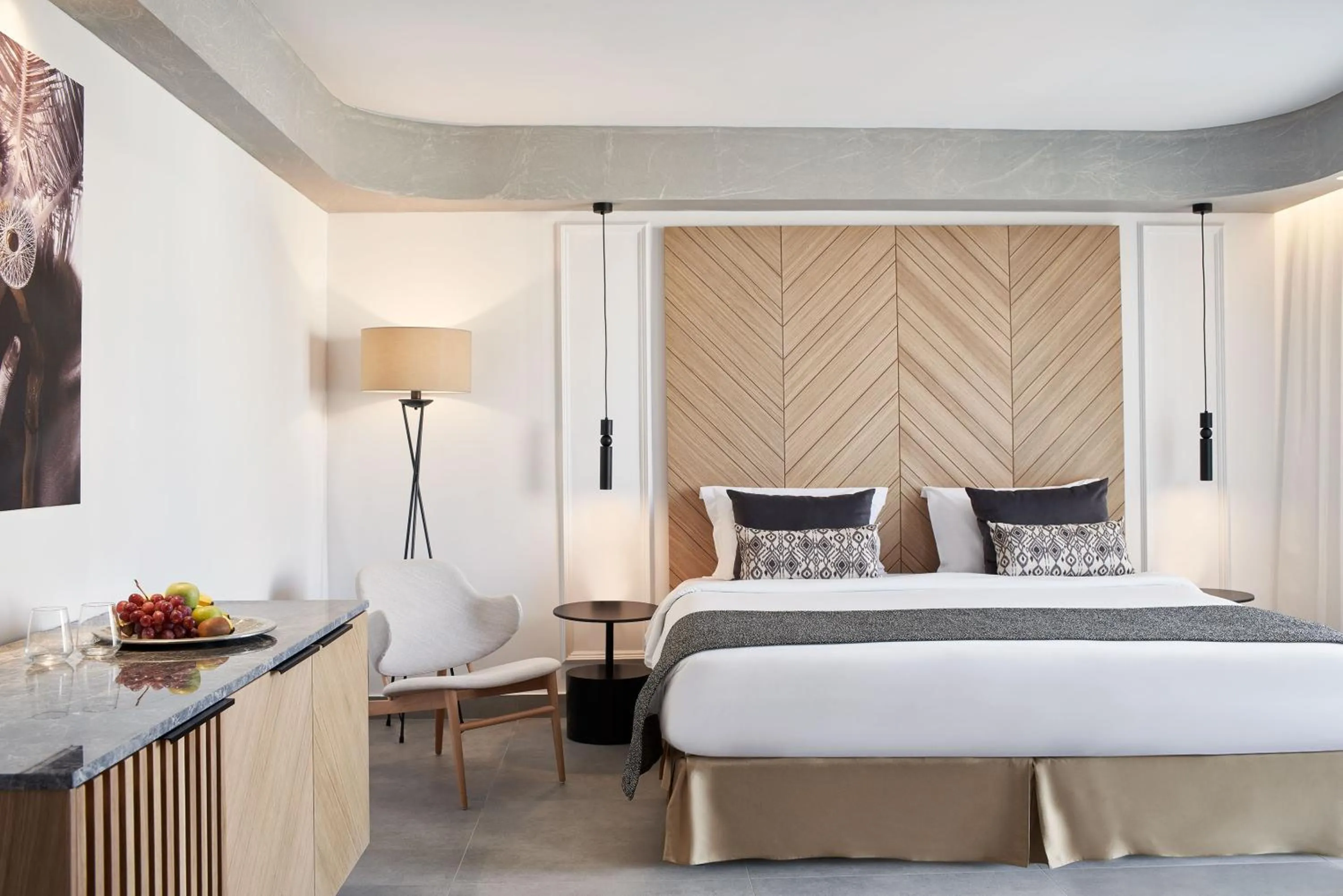 Bedroom in Atlantica Caldera Palace