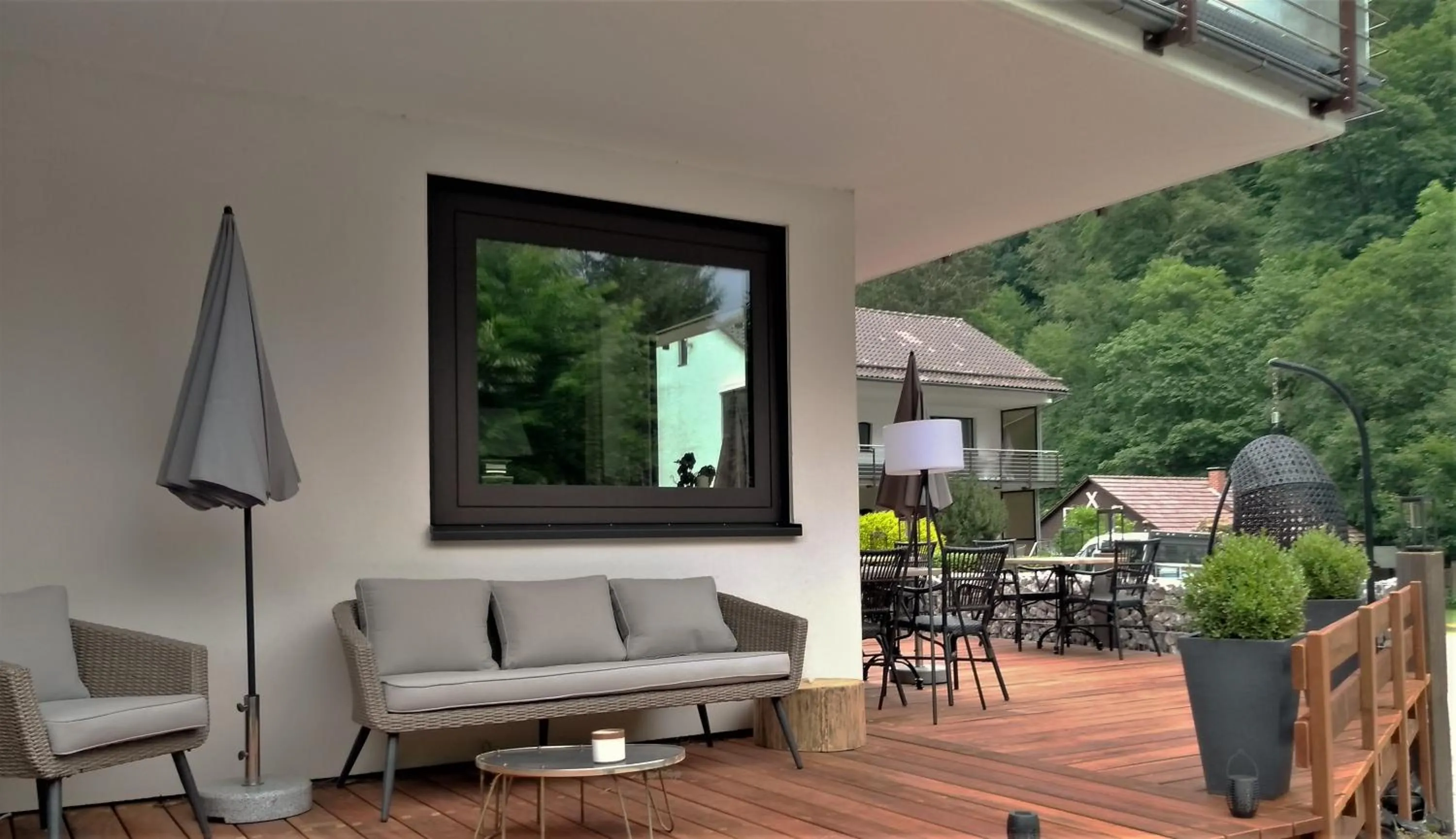 Balcony/Terrace in Harz hotel Iris