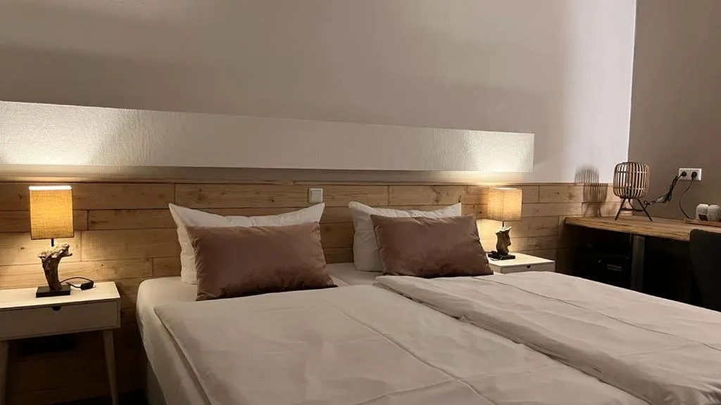 Bed in Harz hotel Iris