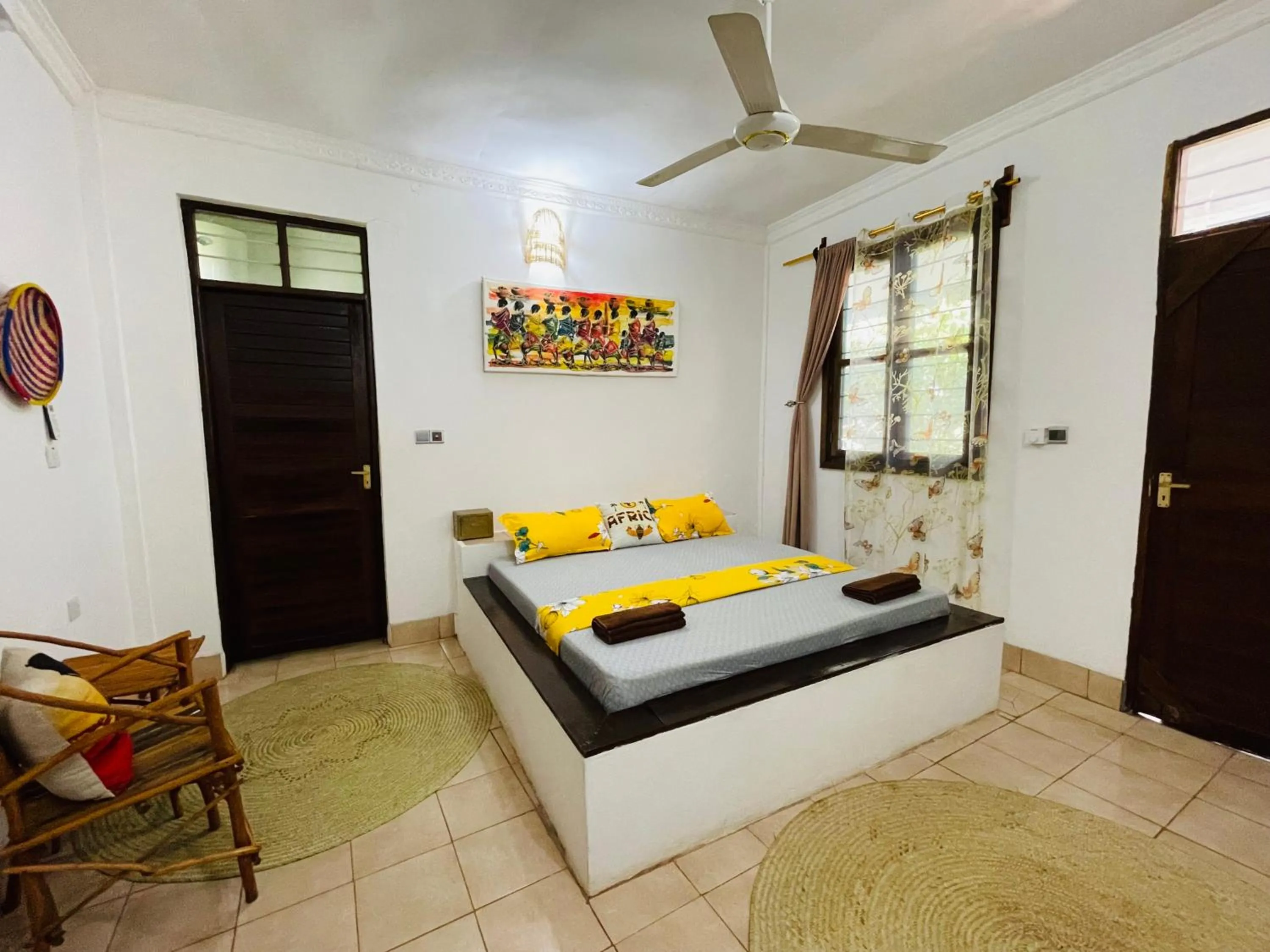 Bed in Max Hotel Nungwi