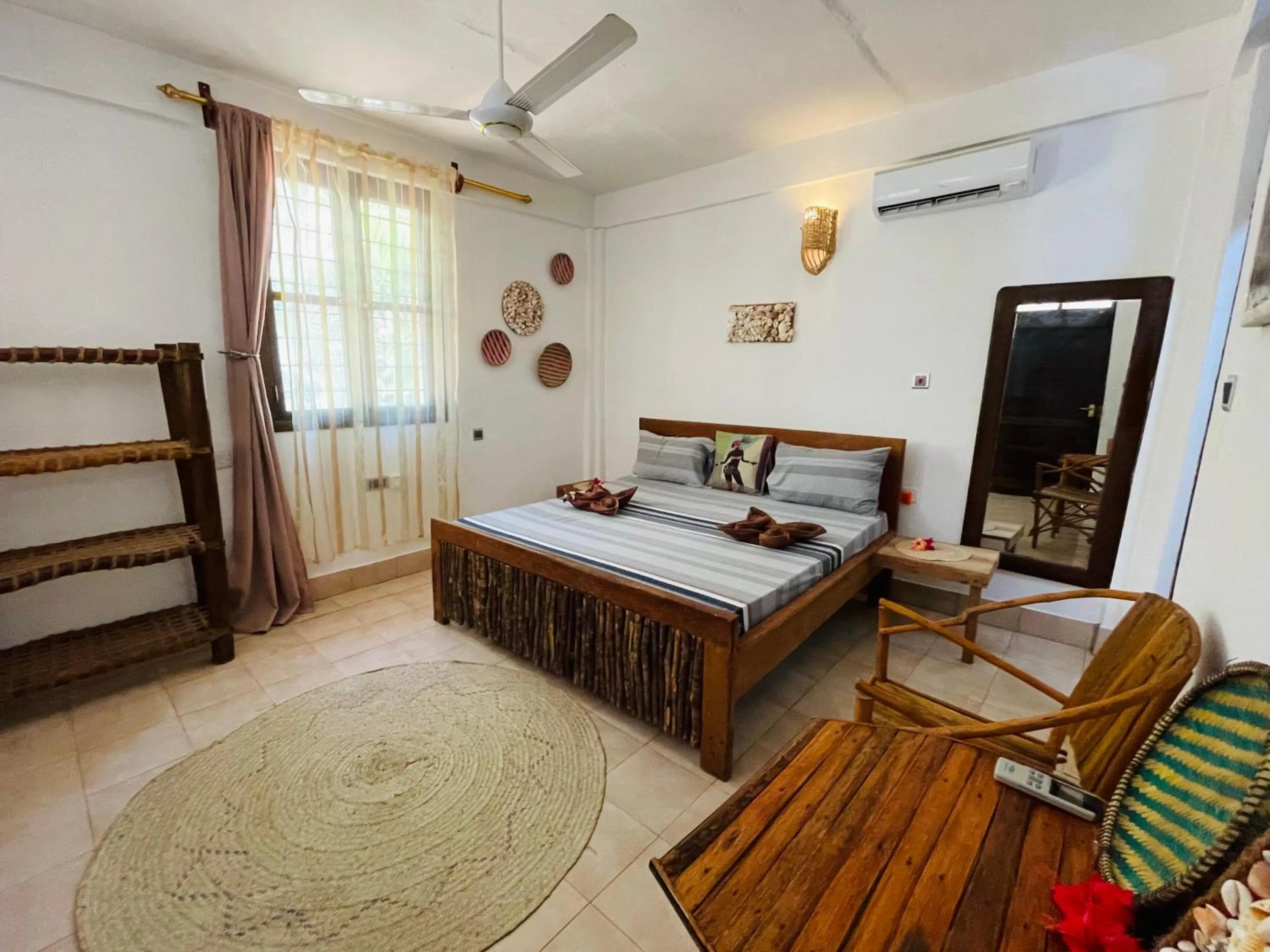 Bed in Max Hotel Nungwi