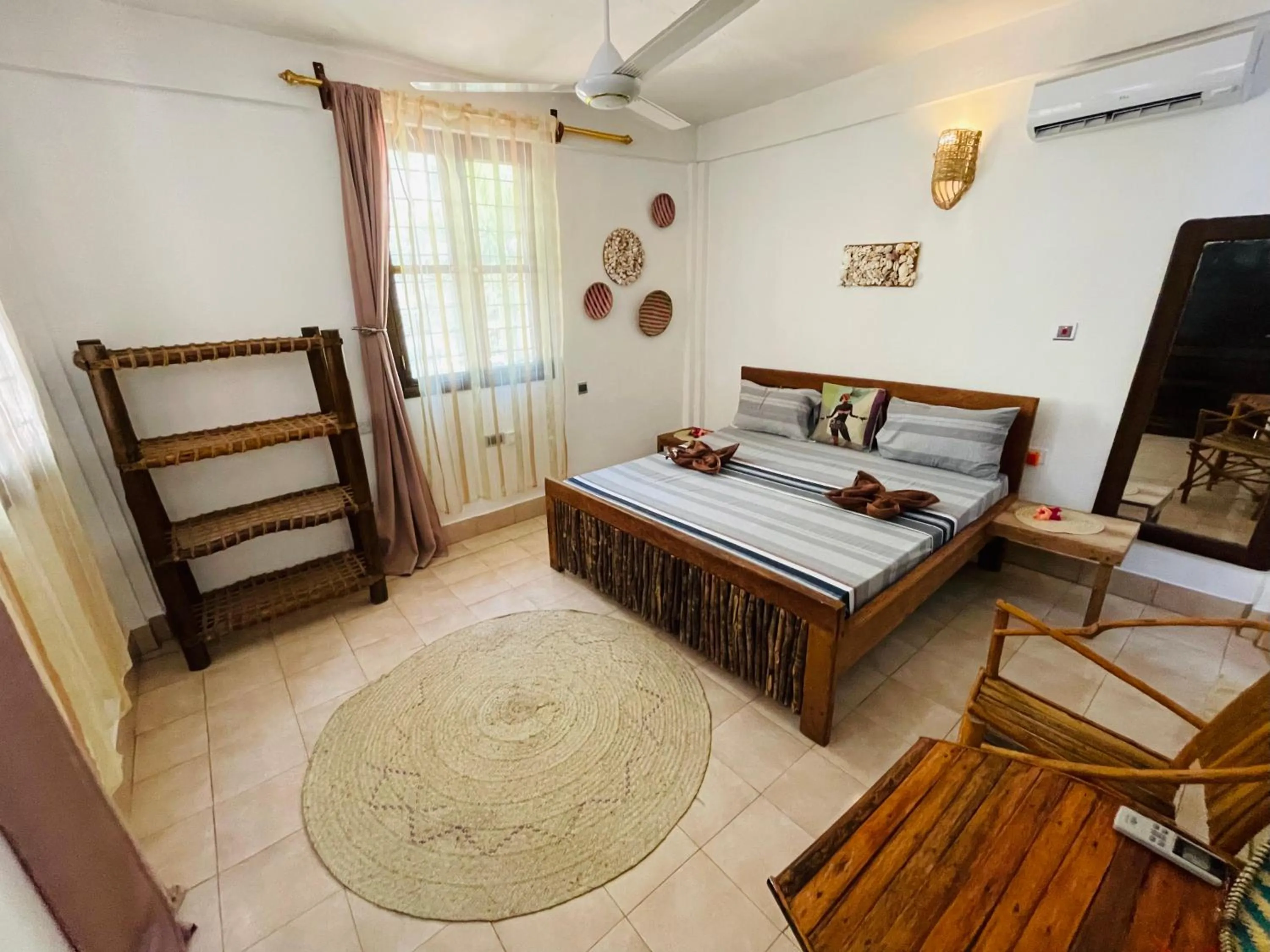 Bed in Max Hotel Nungwi