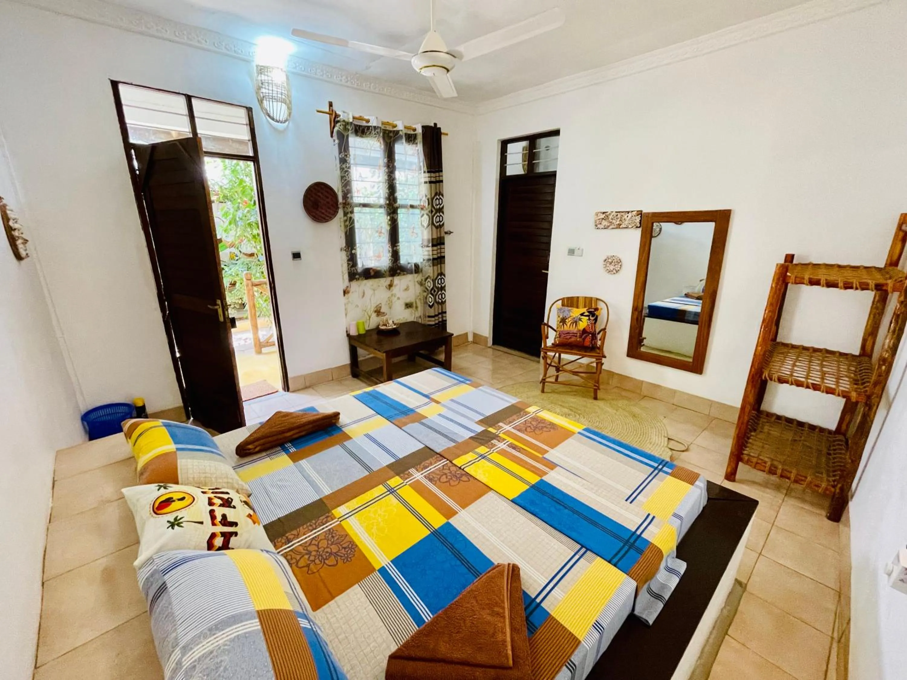 Bed in Max Hotel Nungwi