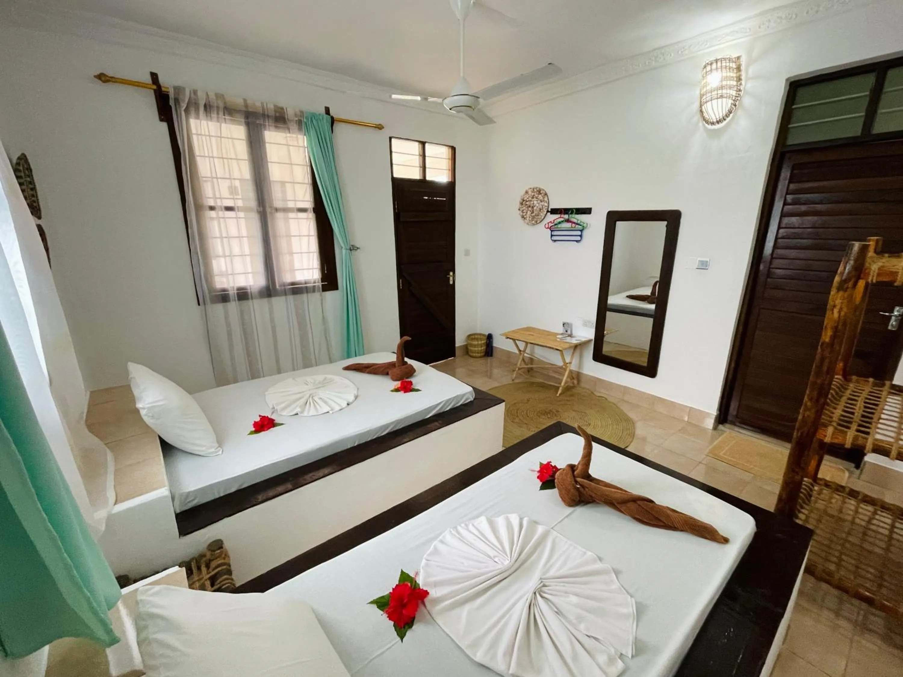 Bed in Max Hotel Nungwi