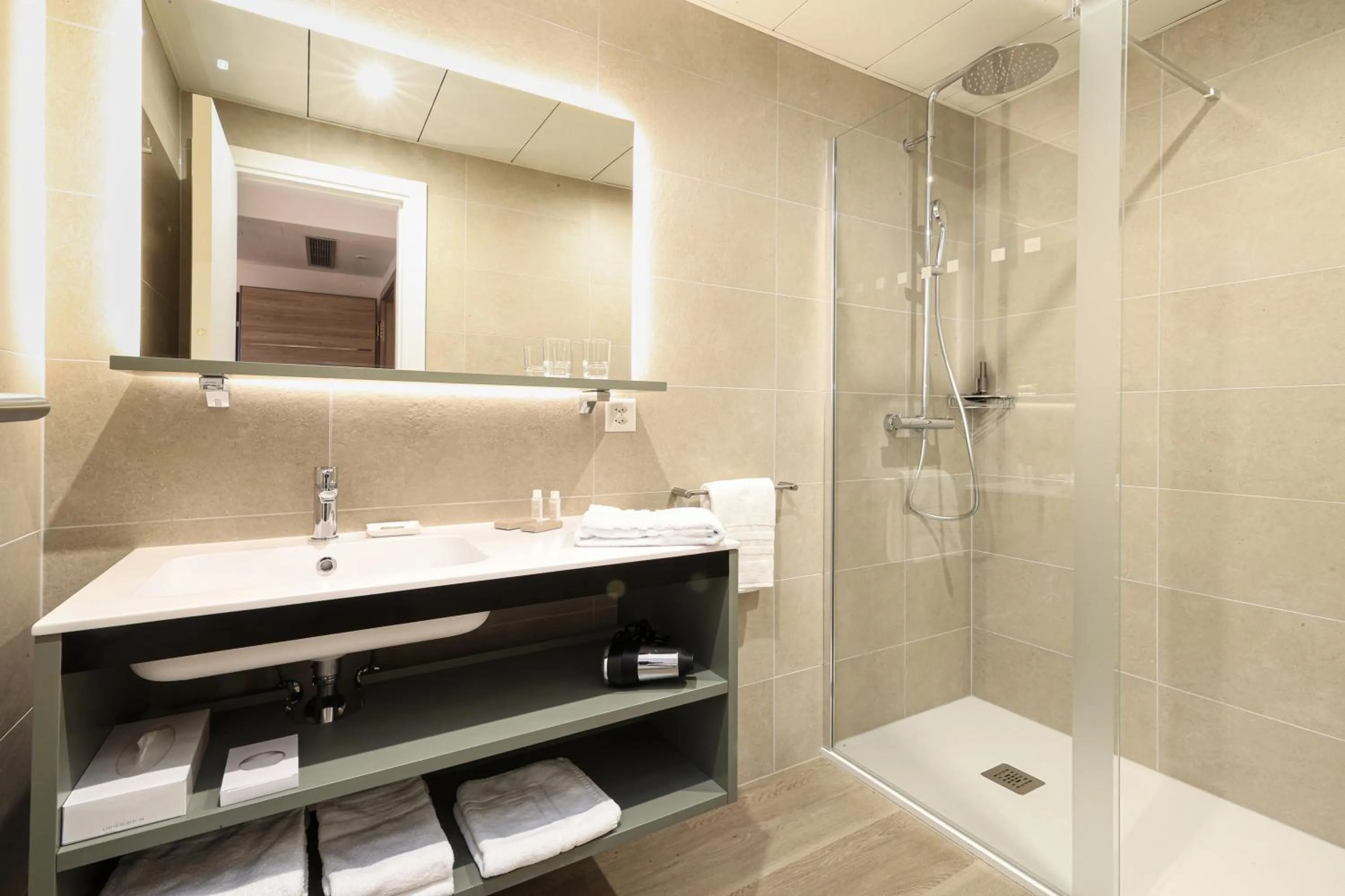 Shower in Hotel Geranio Au Lac