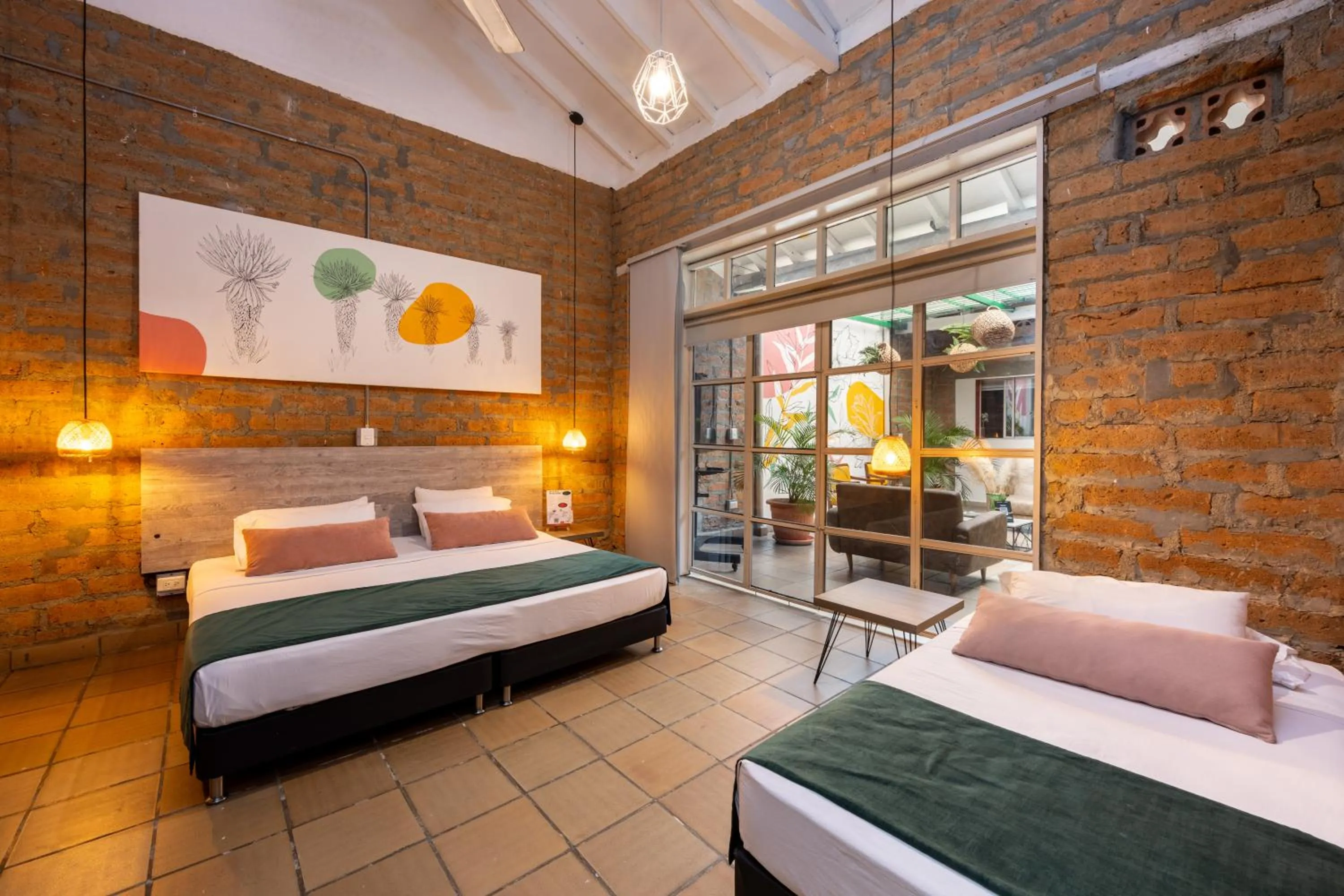 Bed in Botánica Casa Hotel