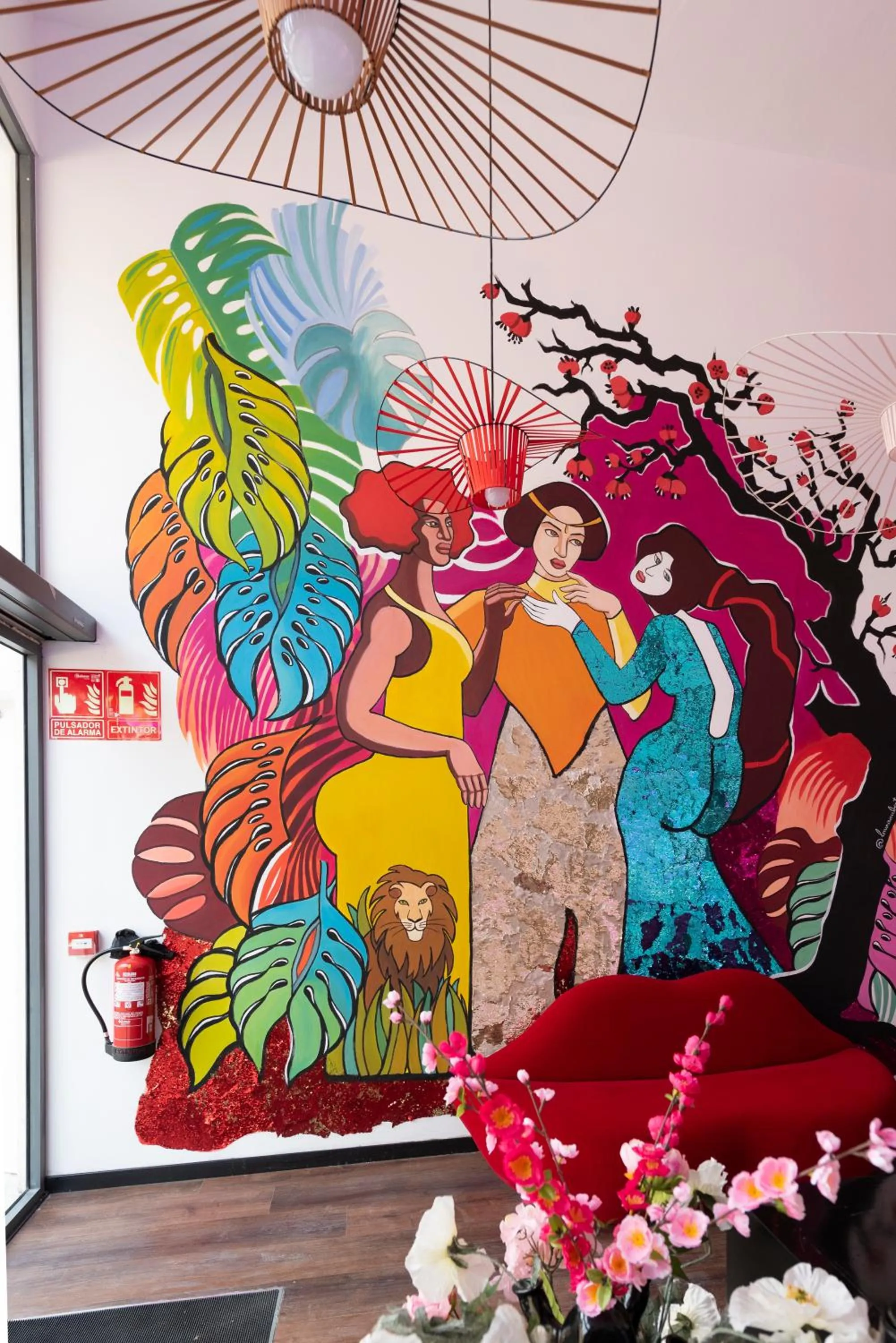 Lobby or reception in Hostelle - Women only hostel Barcelona