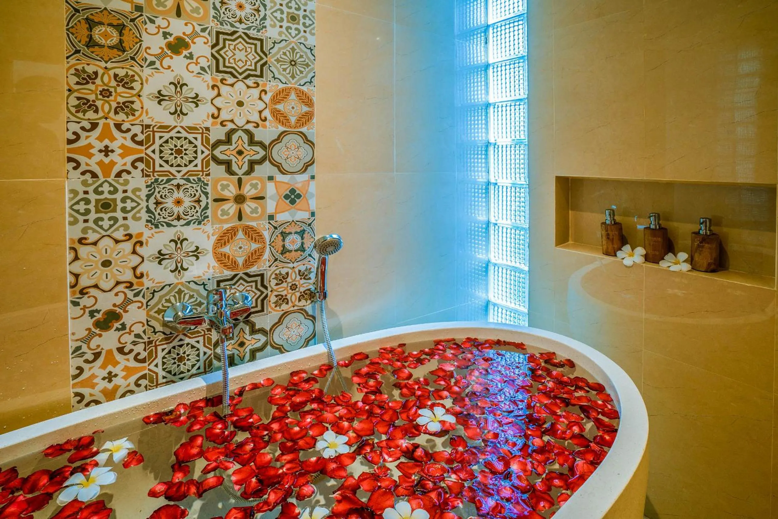 Bathroom in Kahayana Suites Ubud