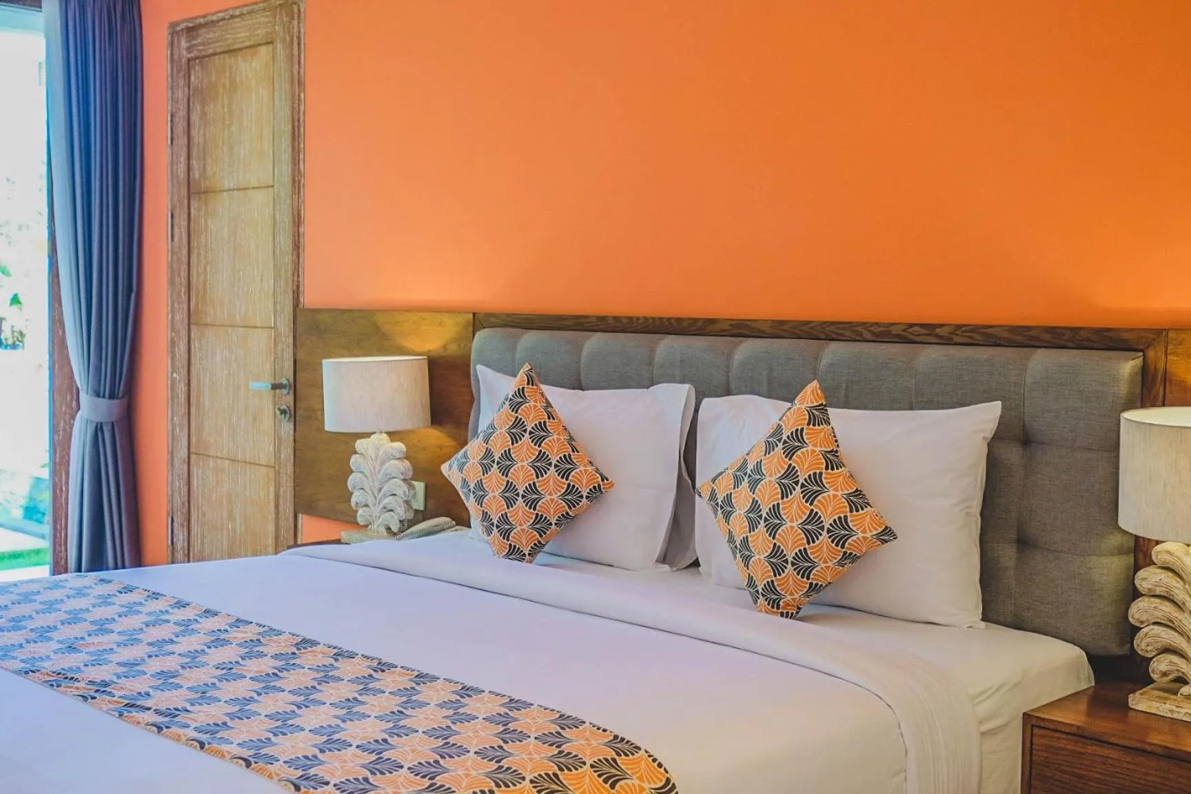 Bed in Kahayana Suites Ubud