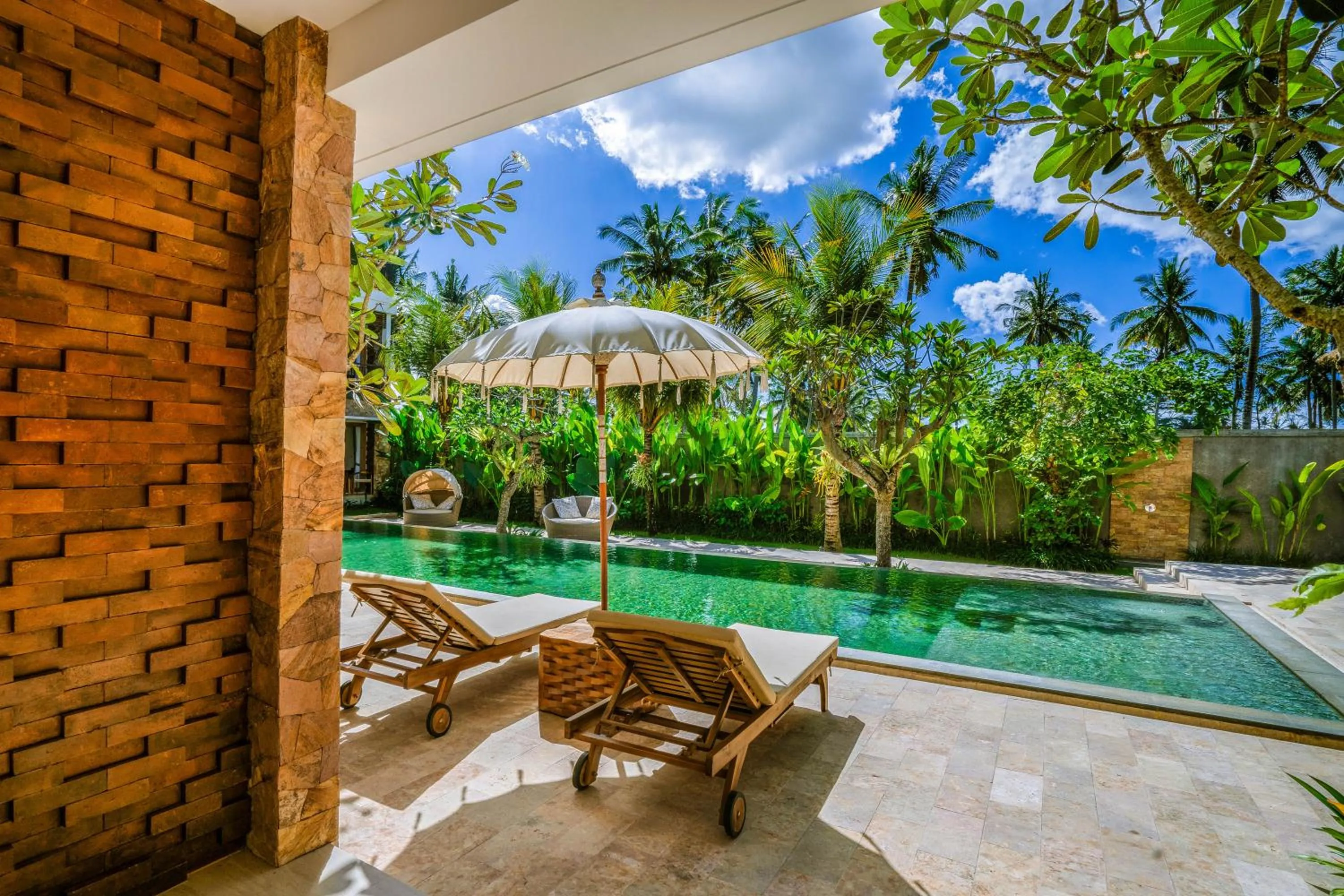 Swimming pool in Kahayana Suites Ubud