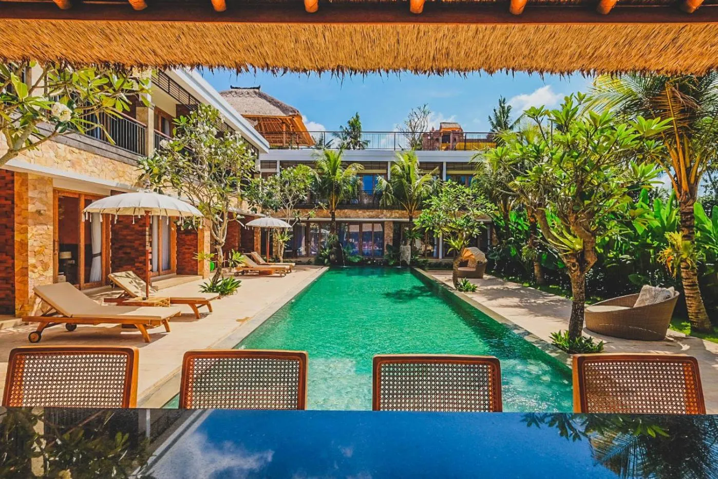 Swimming pool in Kahayana Suites Ubud