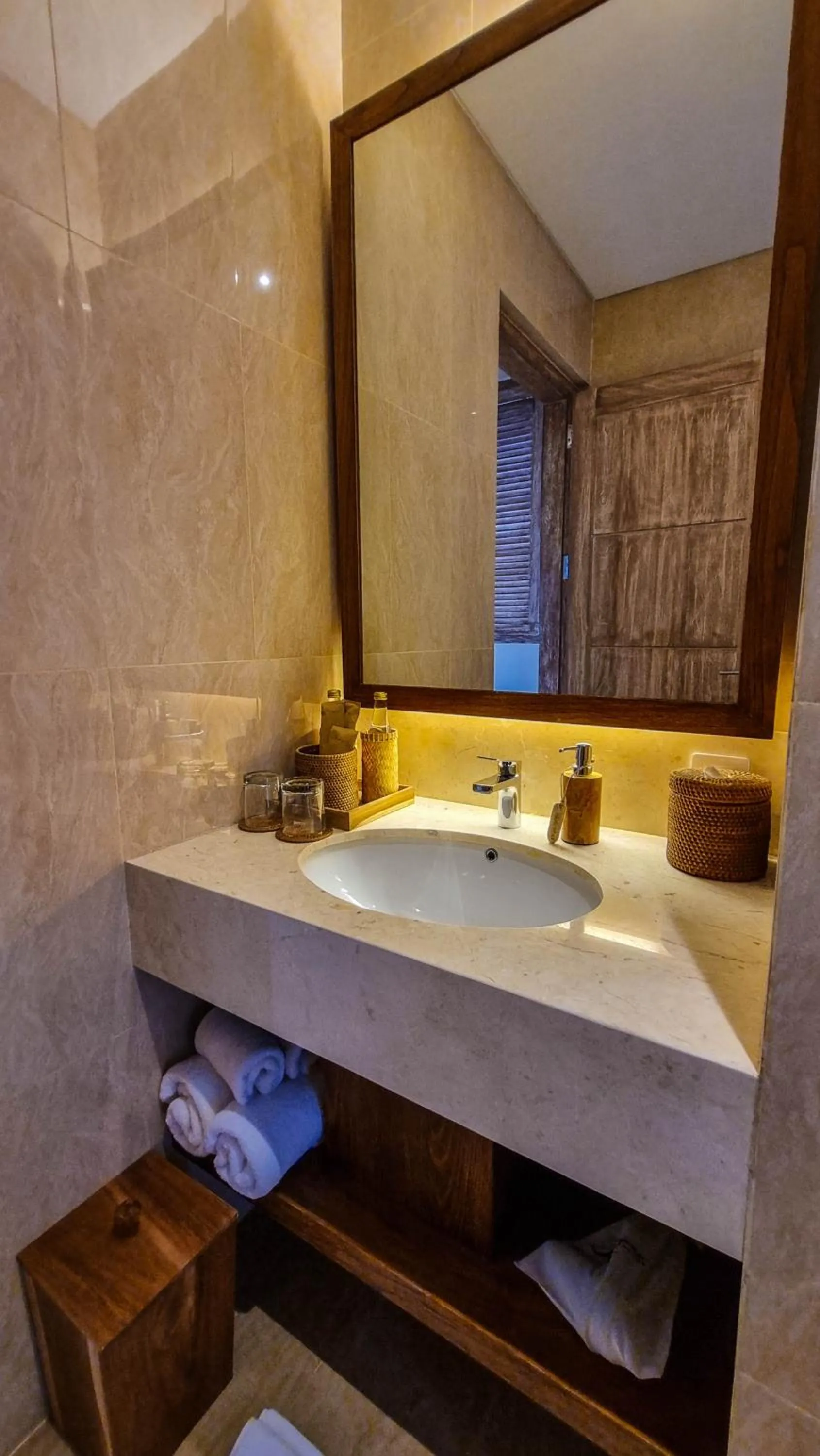 Bathroom in Kahayana Suites Ubud