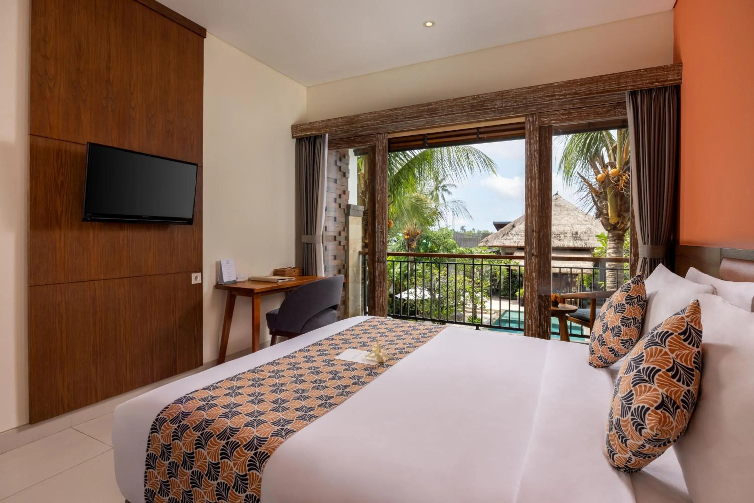 Bedroom, Bed in Kahayana Suites Ubud