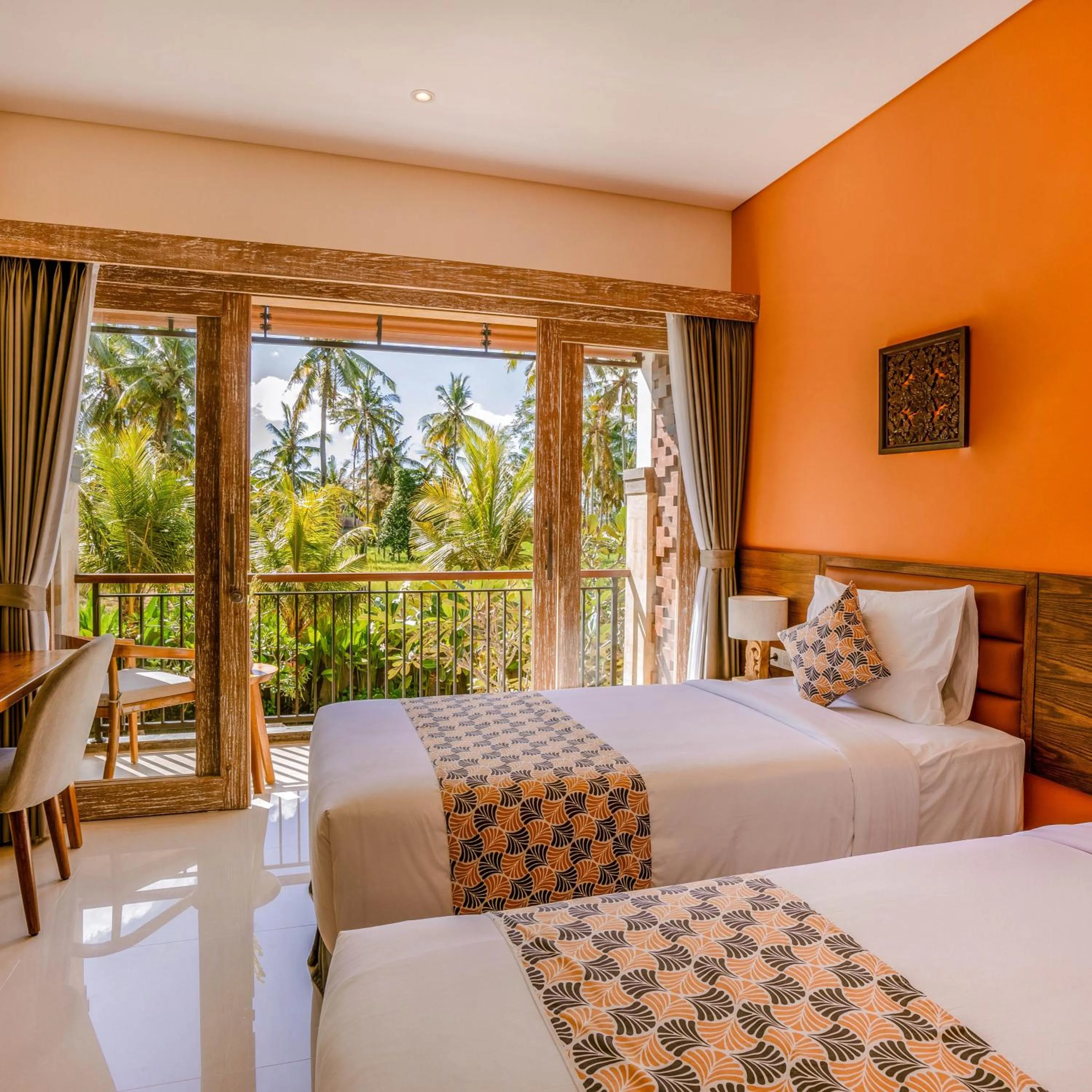 Bedroom, Bed in Kahayana Suites Ubud