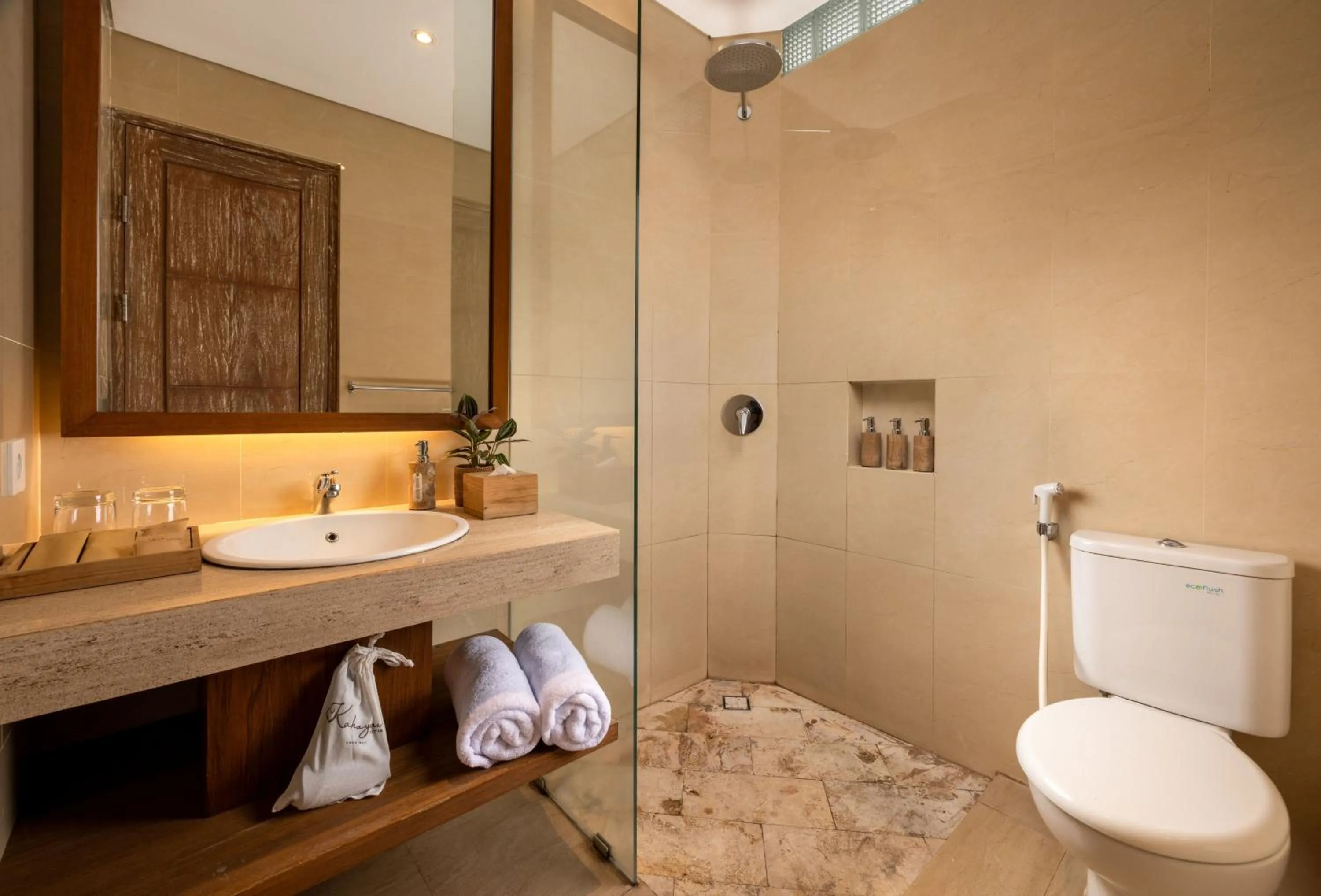 Bathroom in Kahayana Suites Ubud