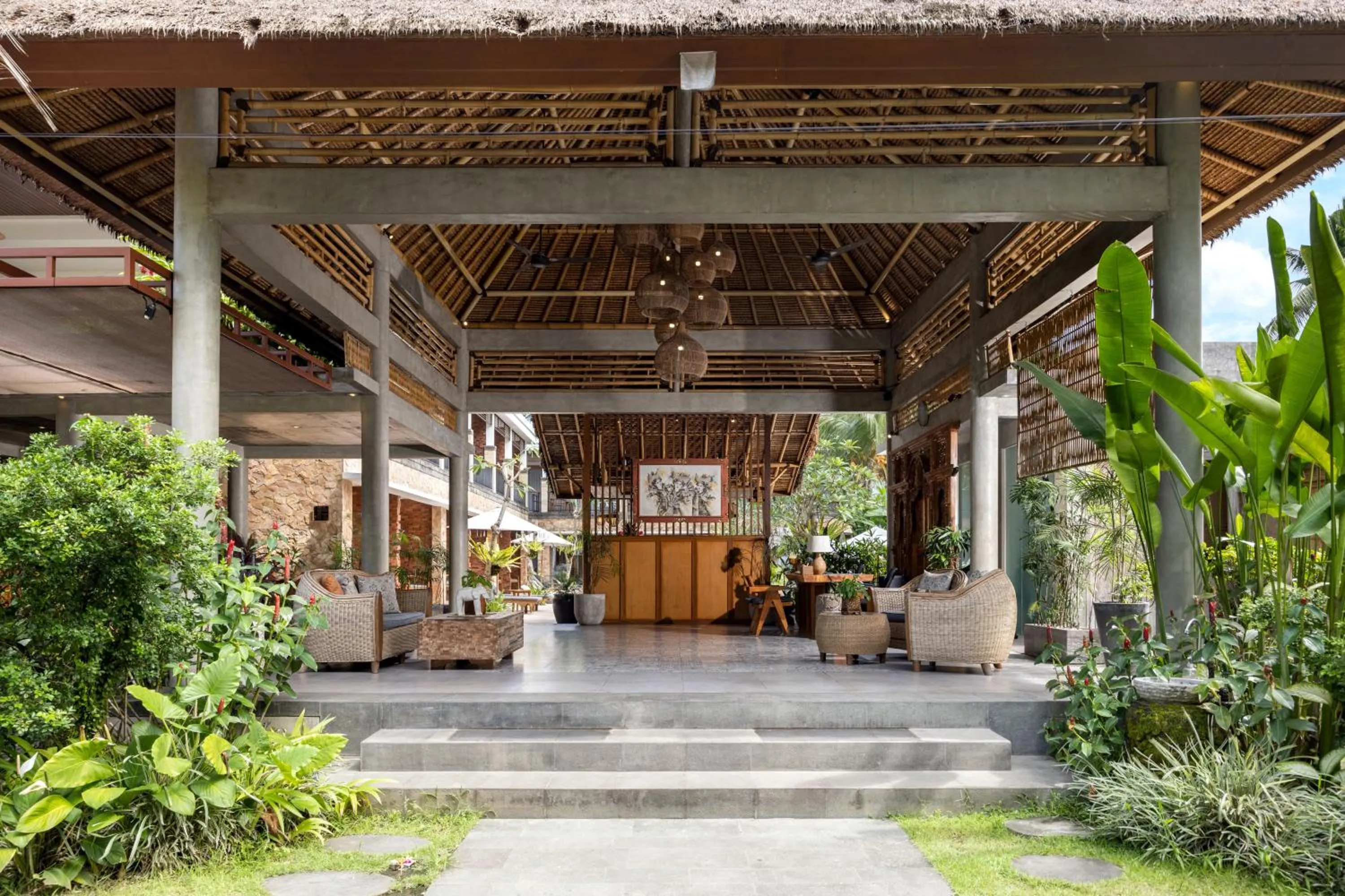 Lobby or reception in Kahayana Suites Ubud