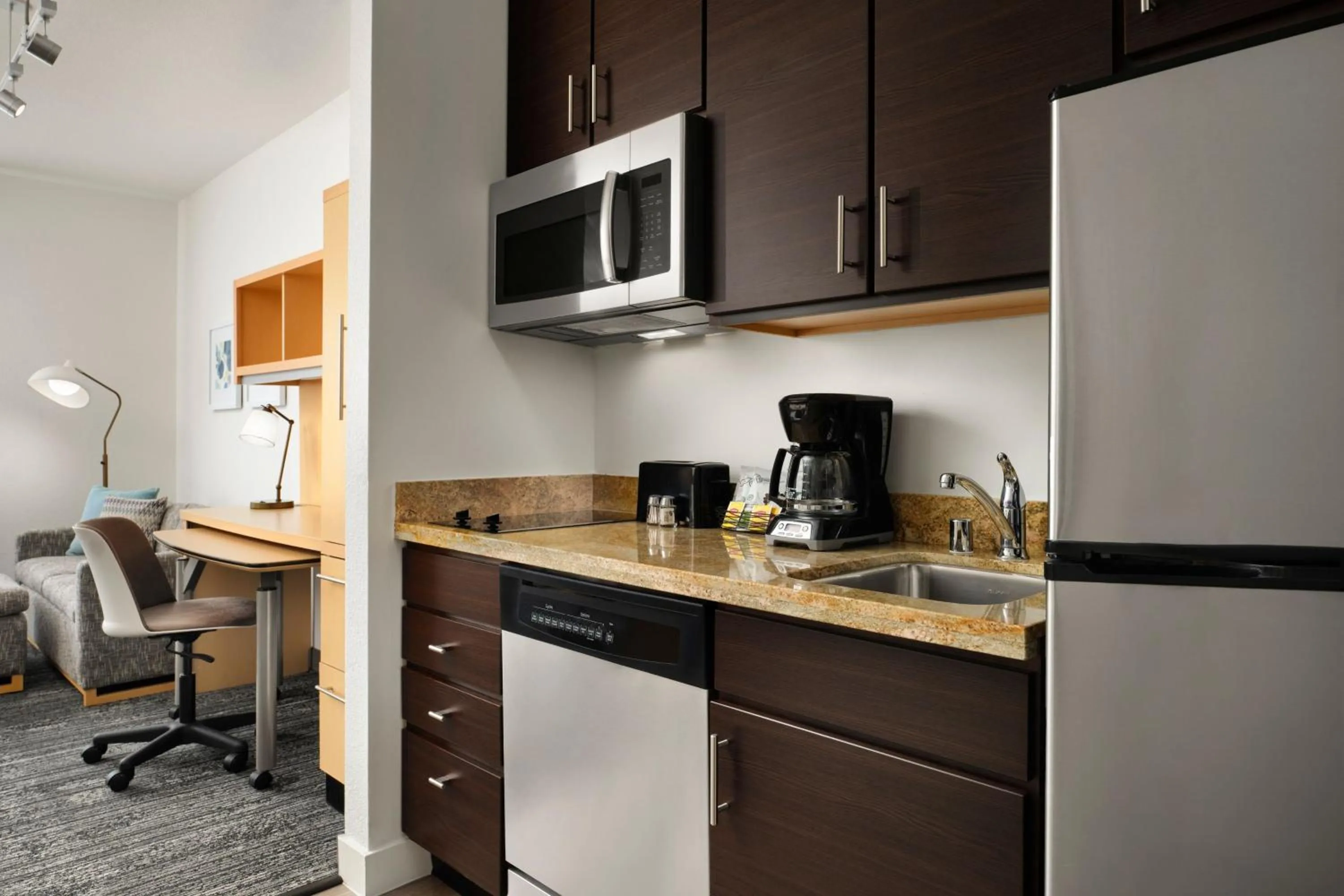 Kitchen or kitchenette in TownePlace Suites San Jose Santa Clara
