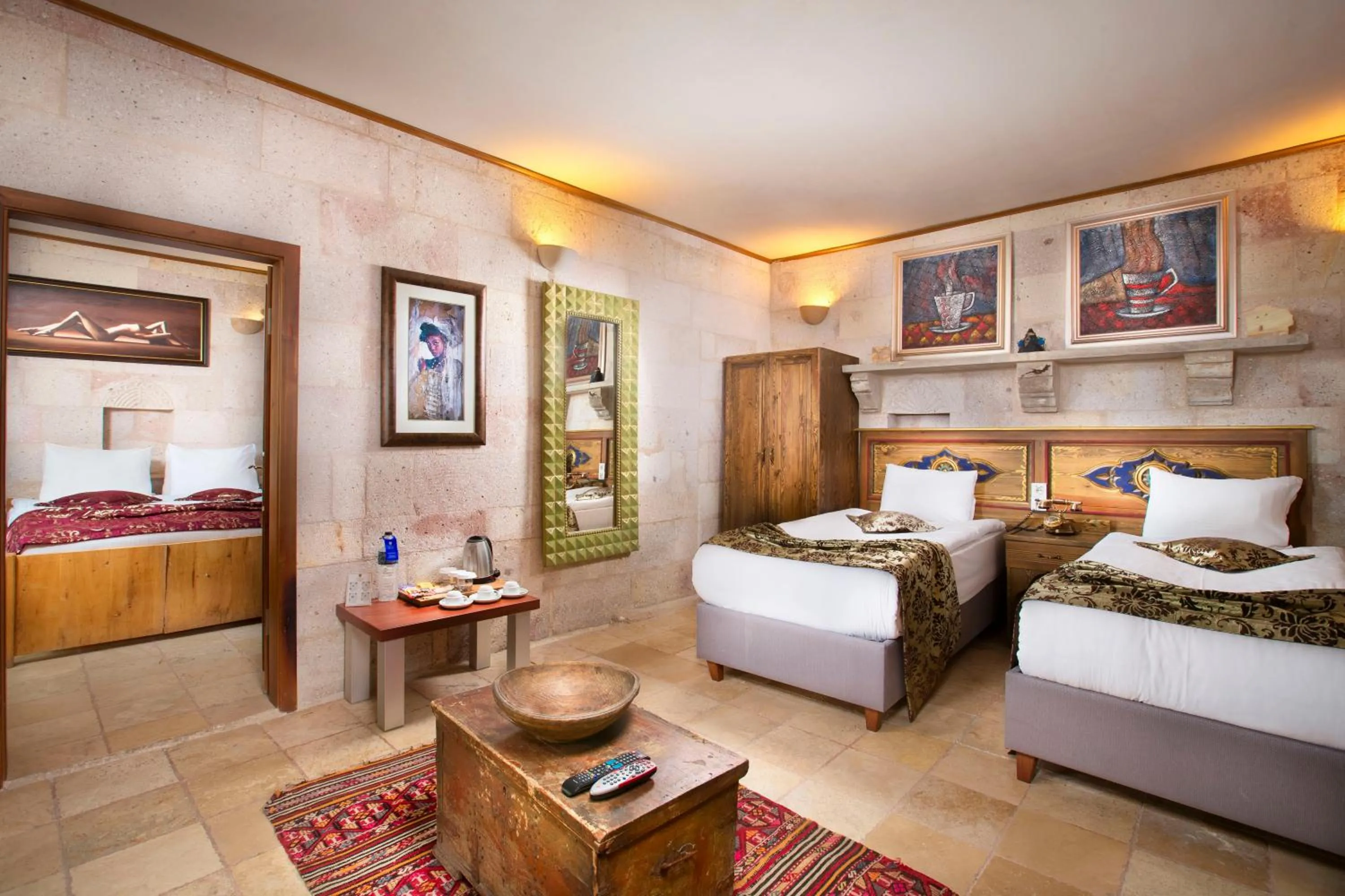 Bed in Cappadocia Fairy Chimneys Selfie Cave Hotels - Special Class