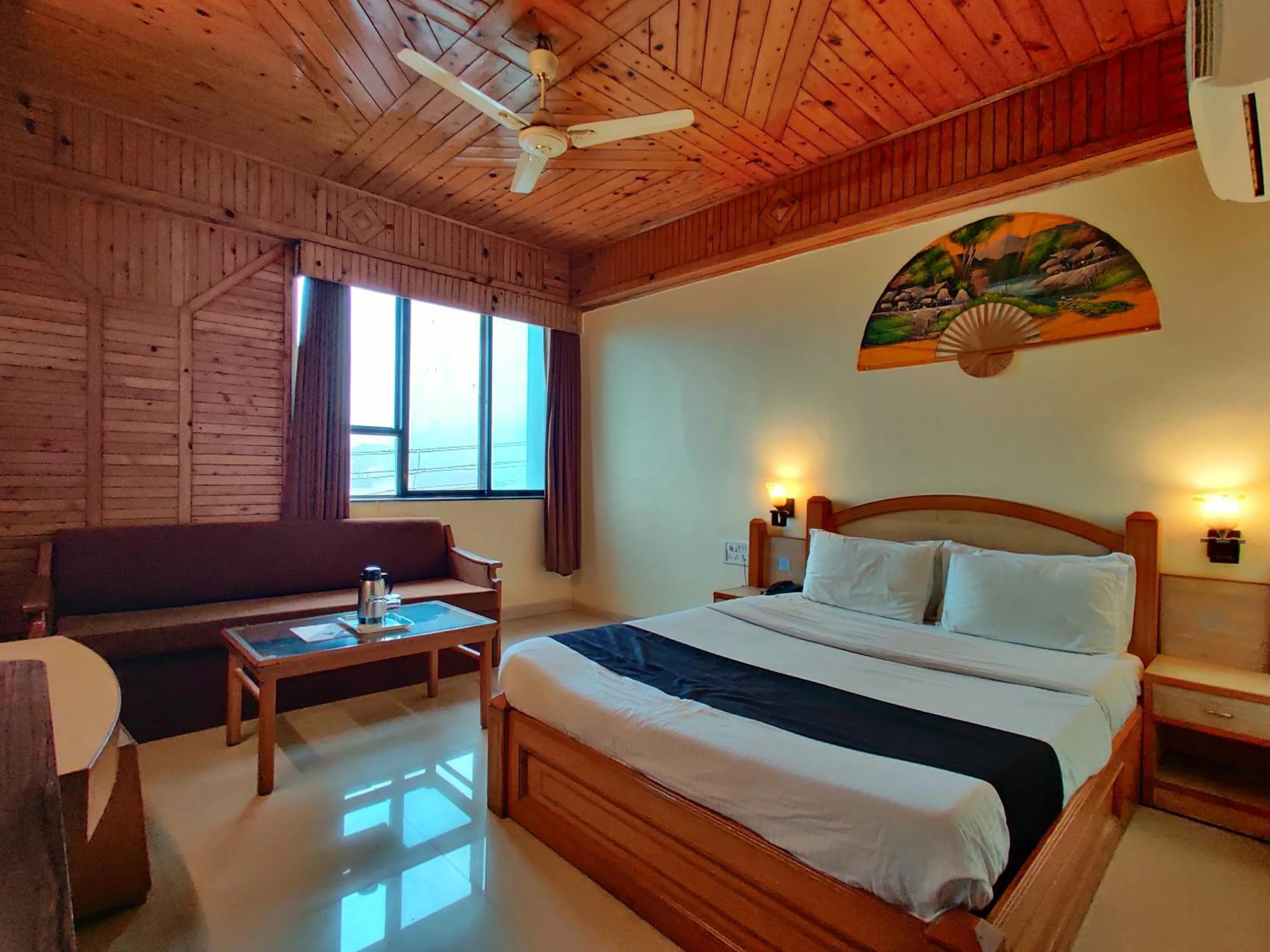 Bed in Hotel Pratap Heritage