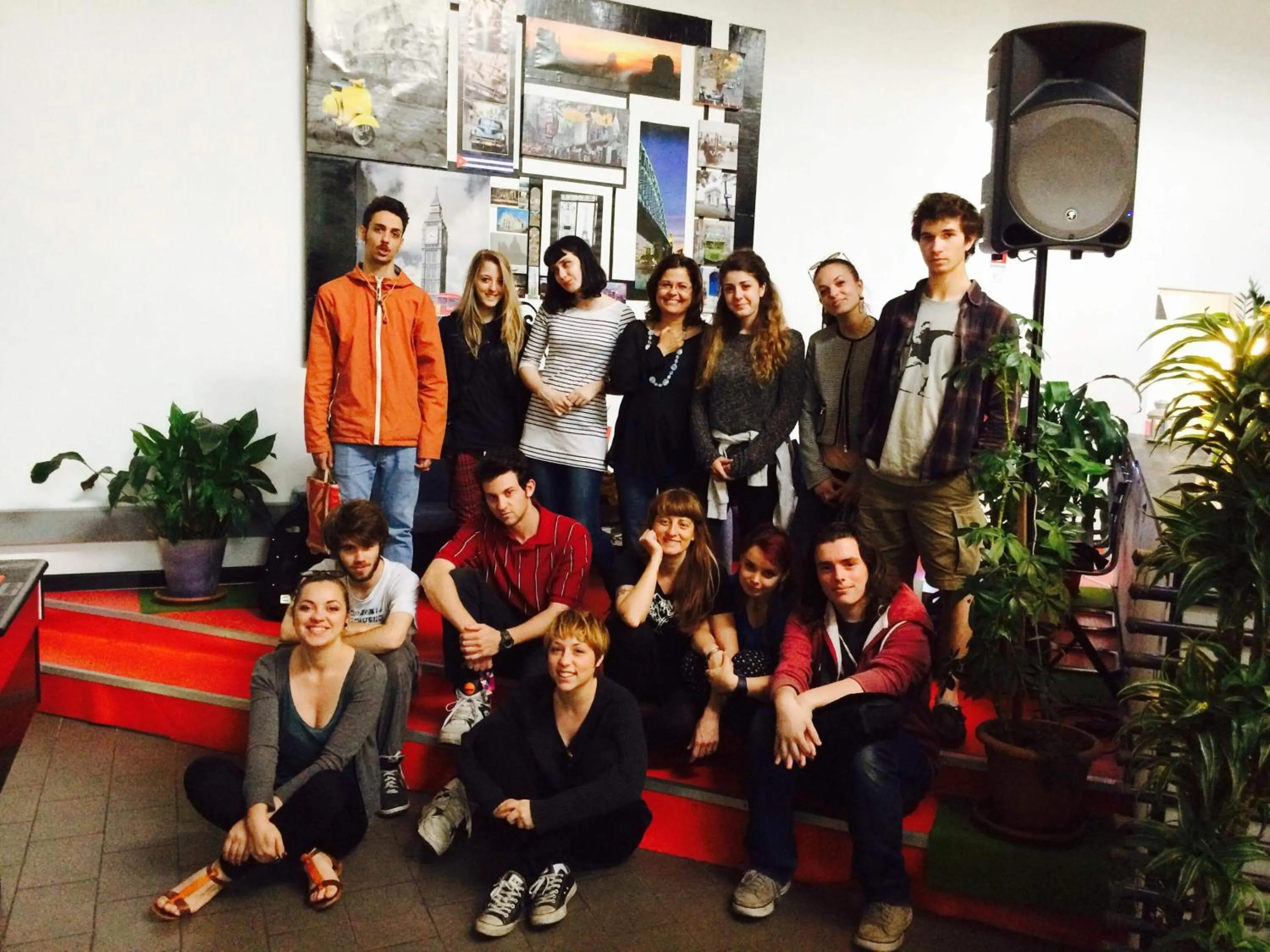 group of guests in Hostel Colours