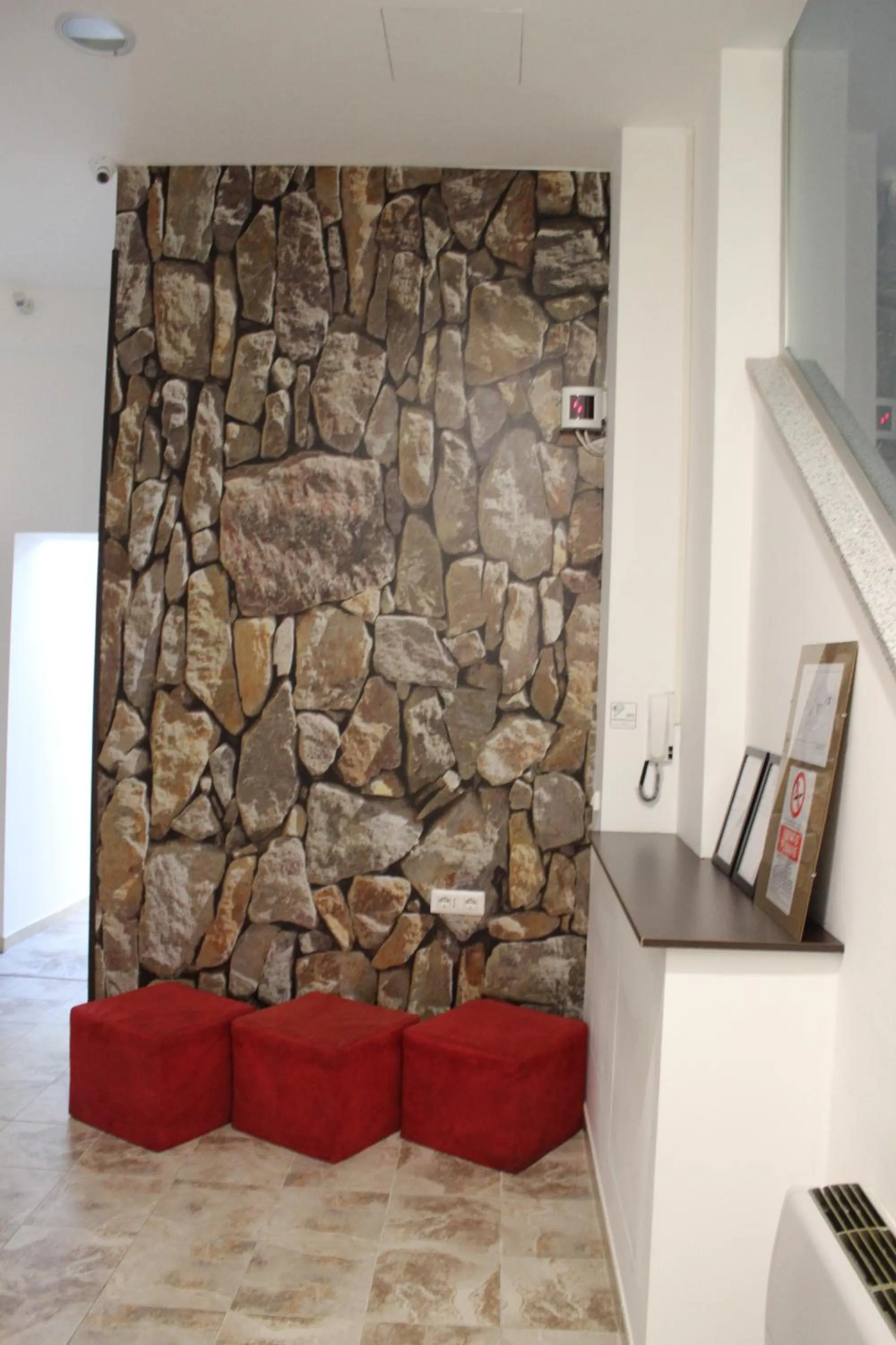 Decorative detail in Hostel Colours