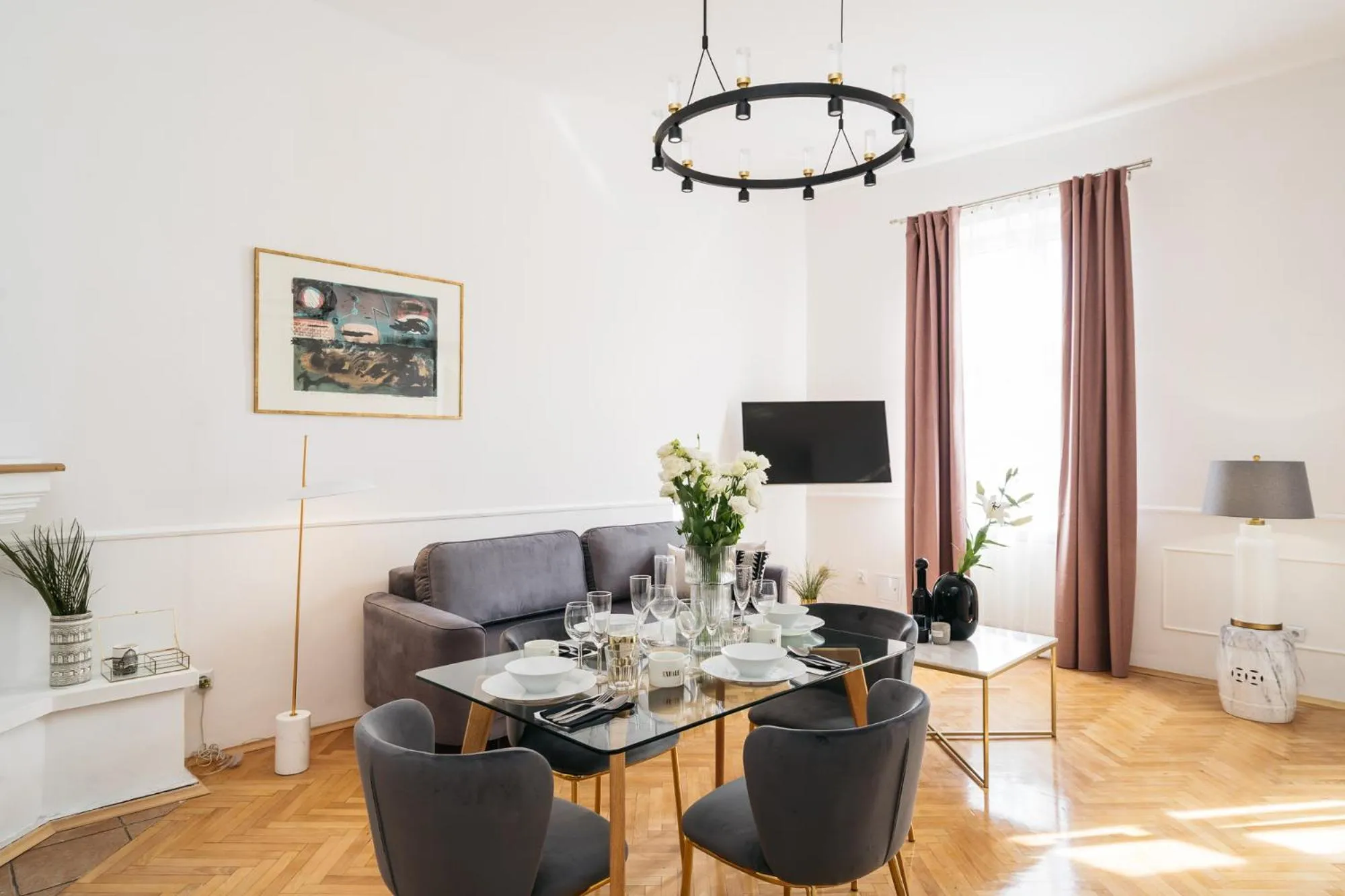 Living room in Luna Apartment - LoftAffair