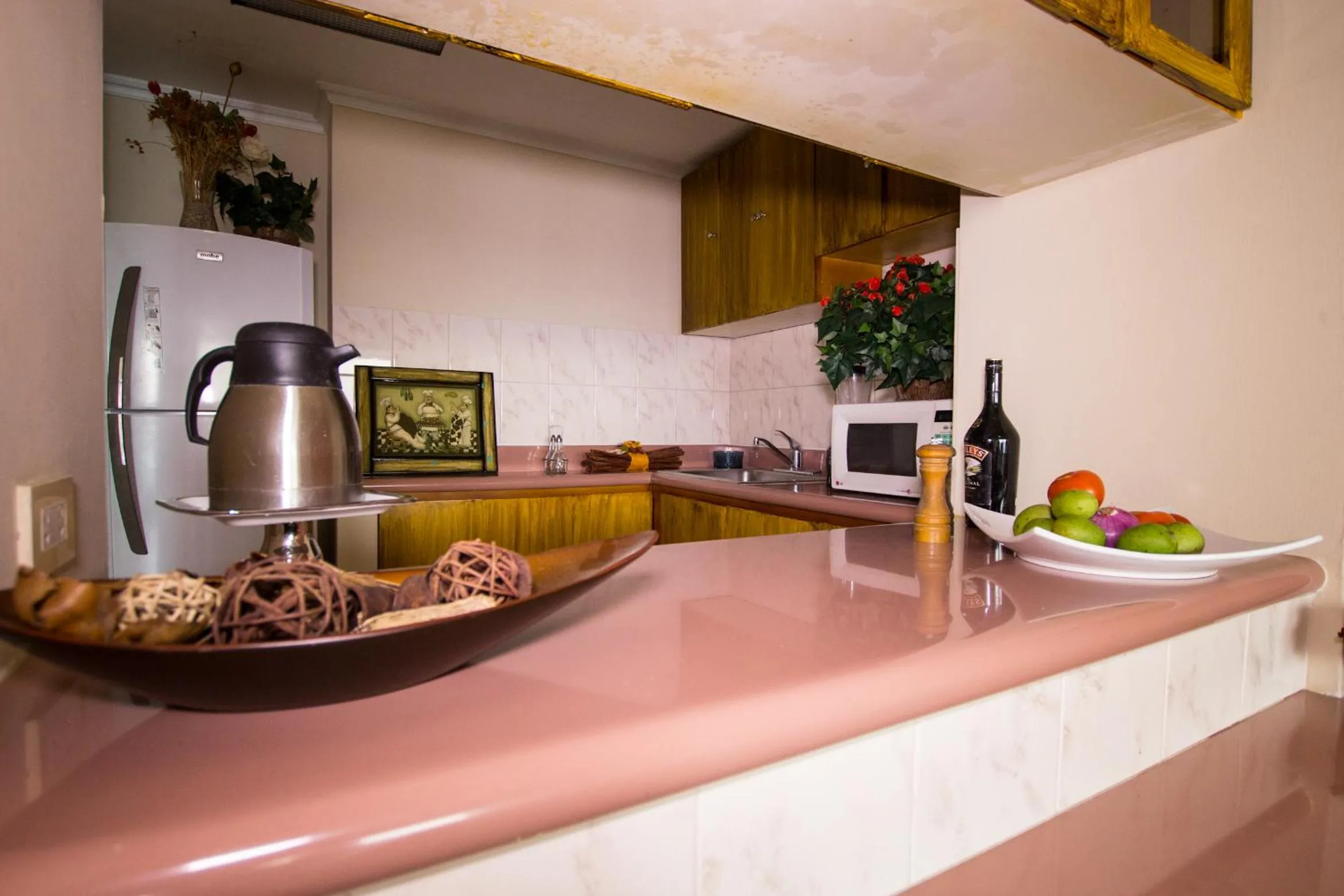 Kitchen or kitchenette in Blue Bay Hotel
