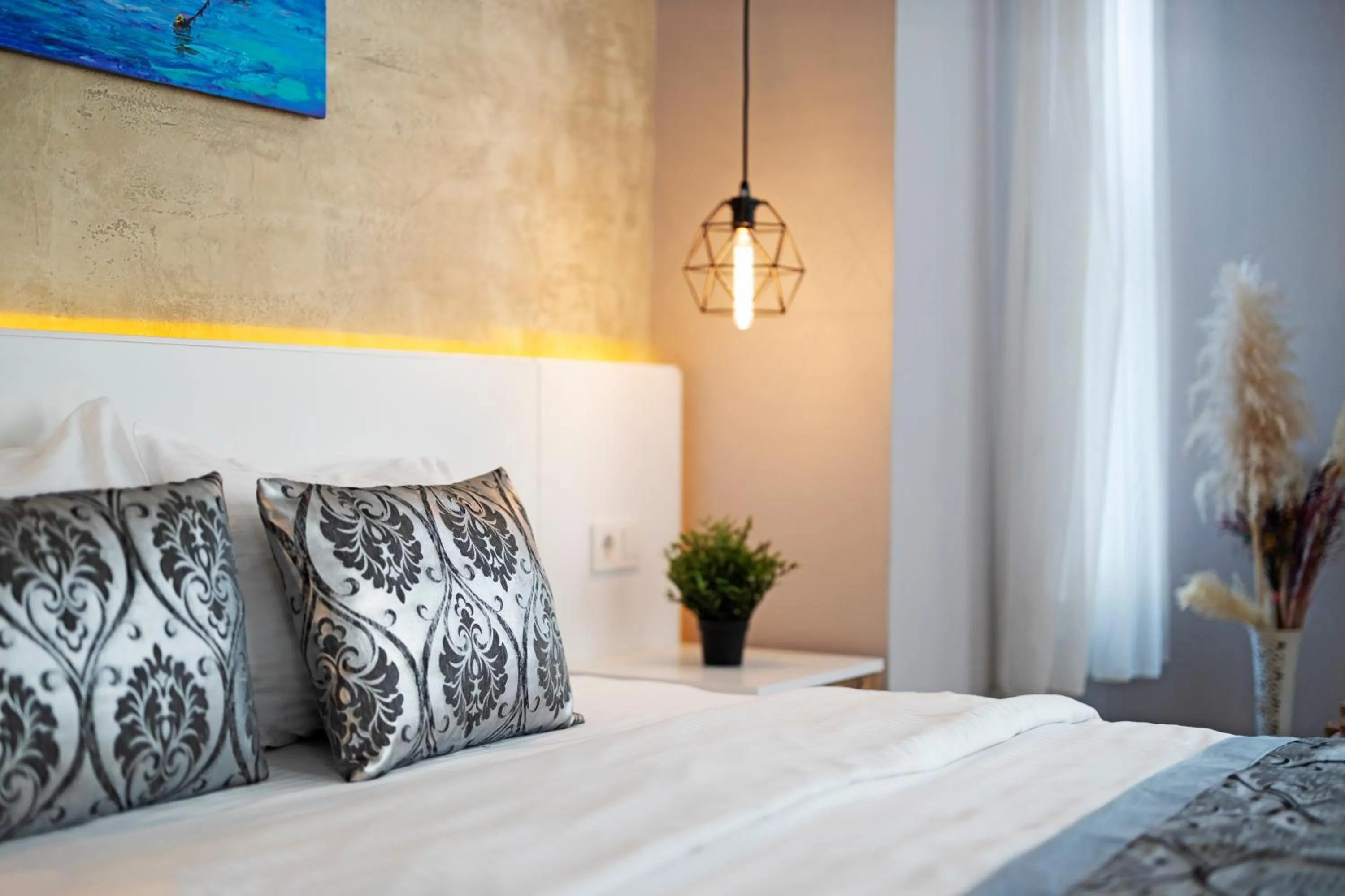 Bed in Galata Door Hotel