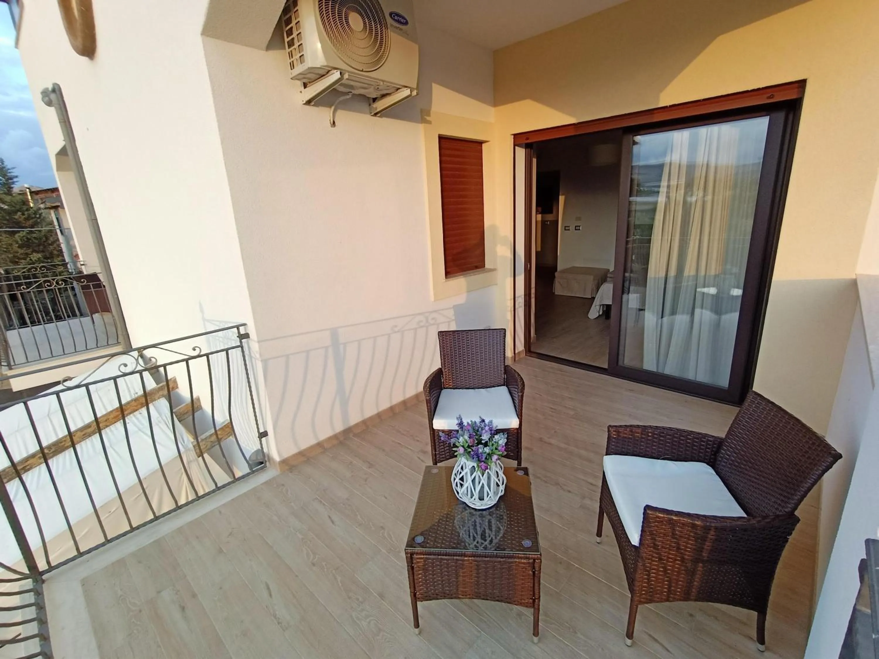 Balcony/Terrace in B&B Villa Sara Falconara