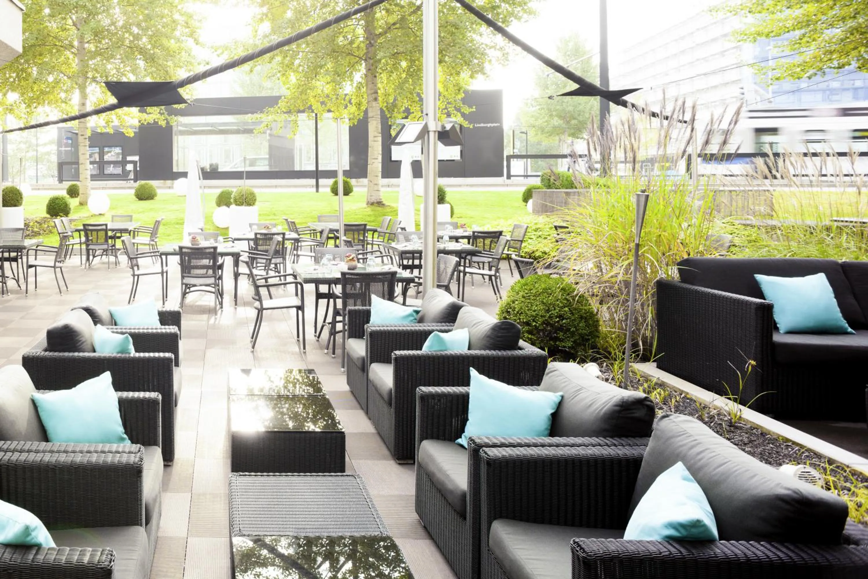 Balcony/Terrace in Novotel Zürich Airport Messe - newly renovated