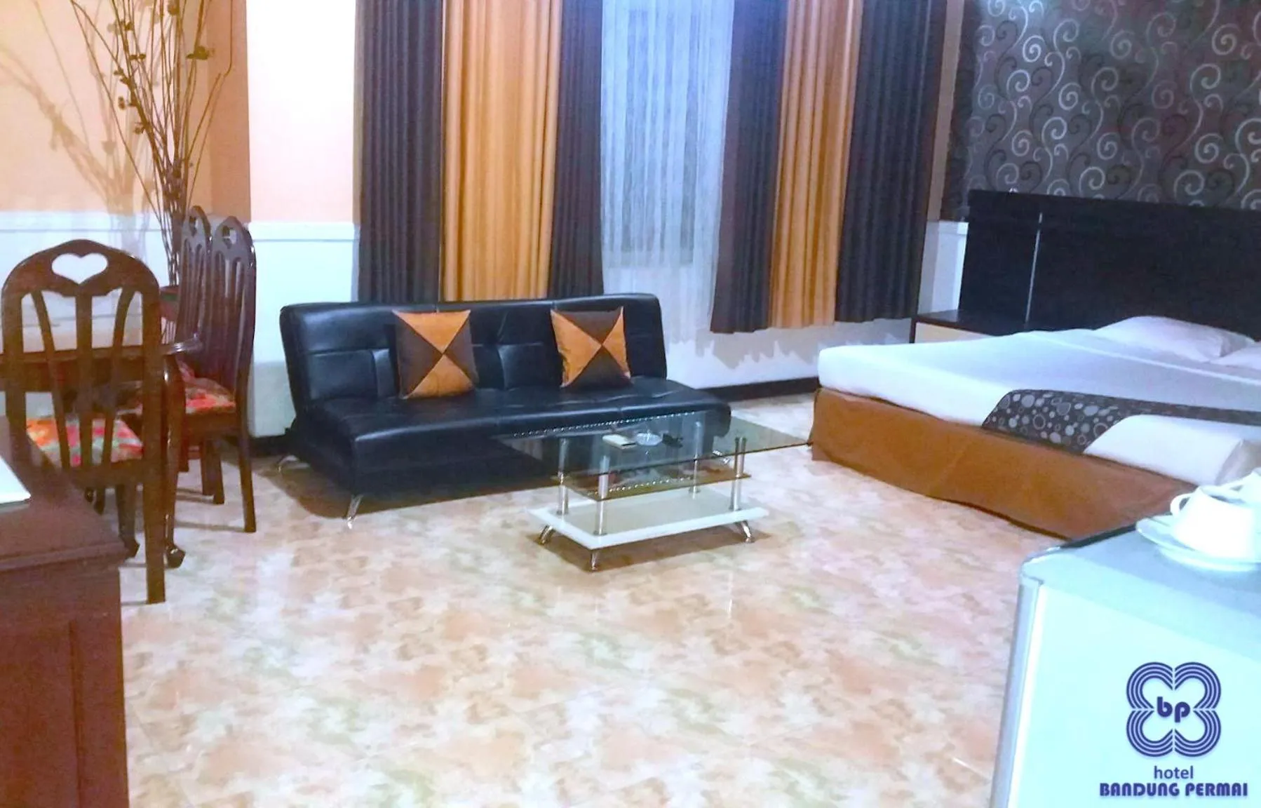 Bed in Bandung Permai Hotel Jember