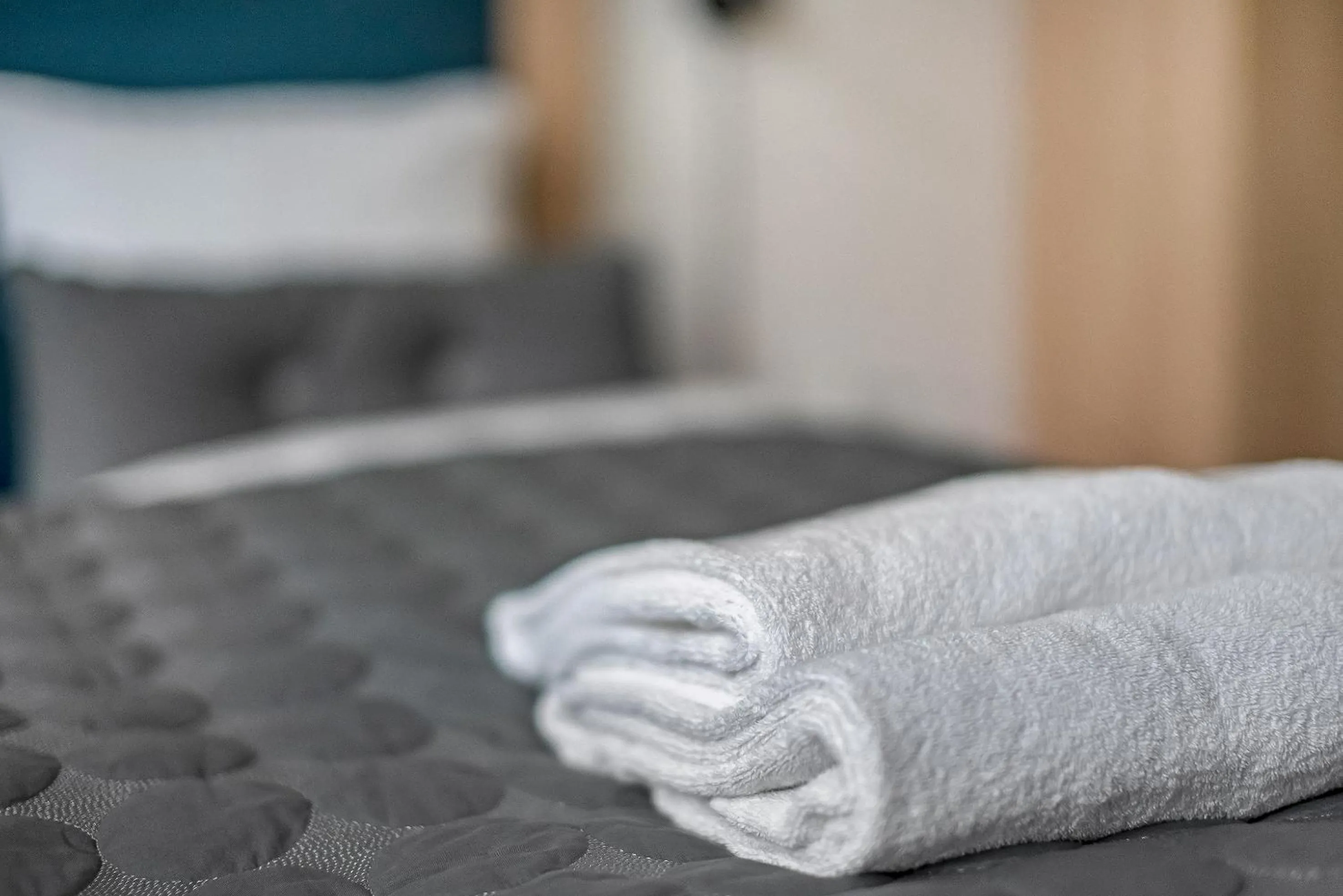 Bed in STUDIO1A Hotel Apartments