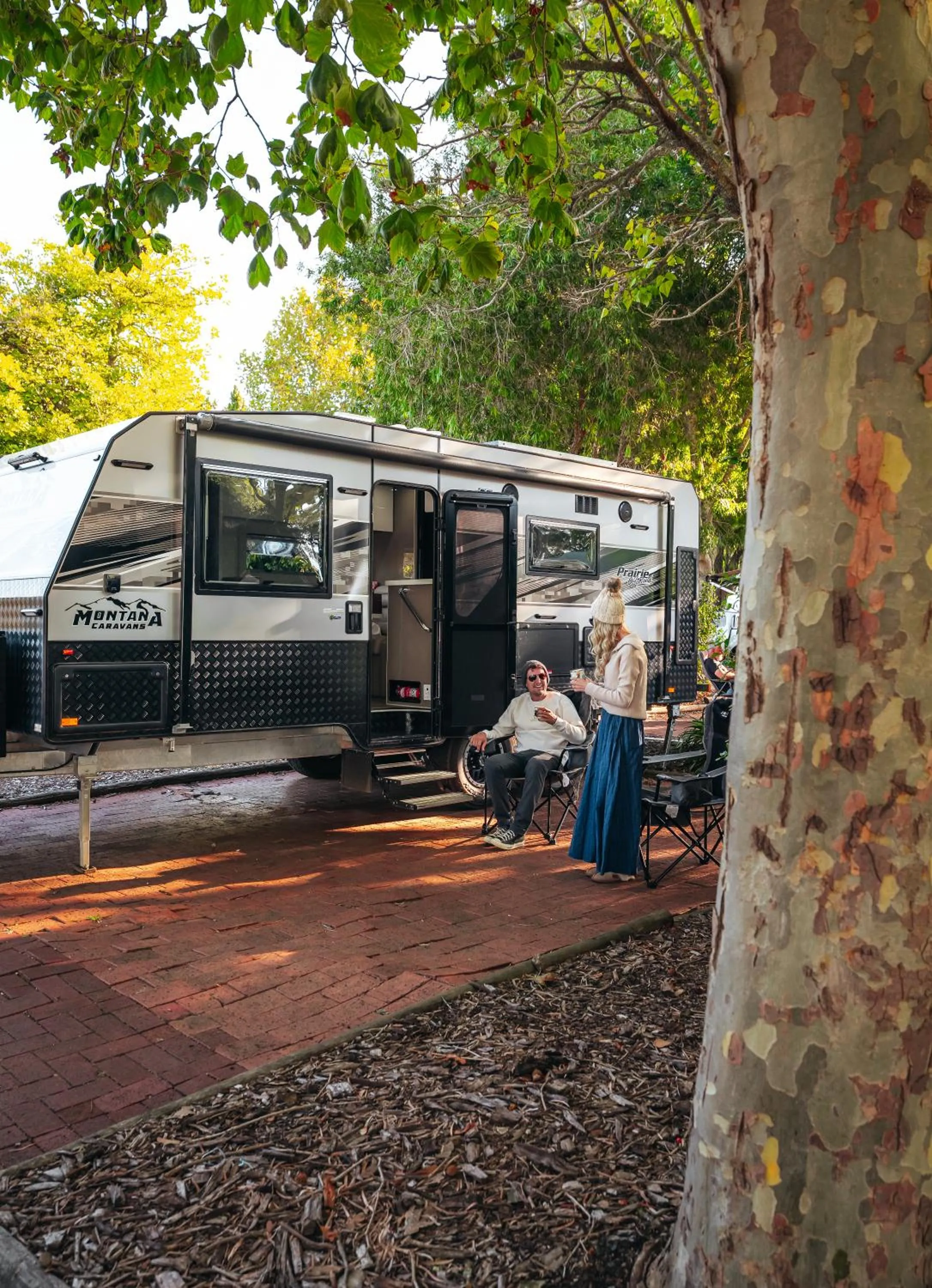 People in Margaret River Tourist Park