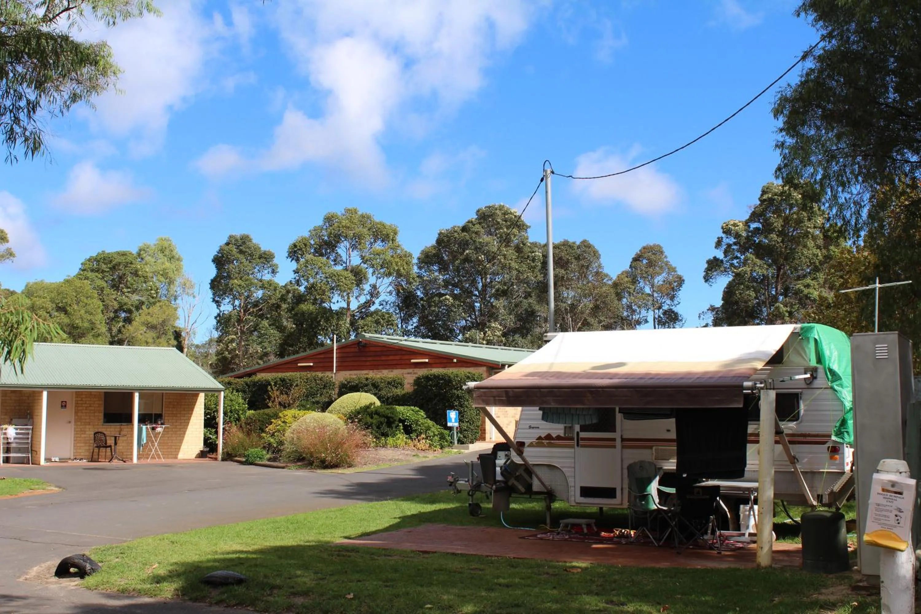 Garden in Margaret River Tourist Park