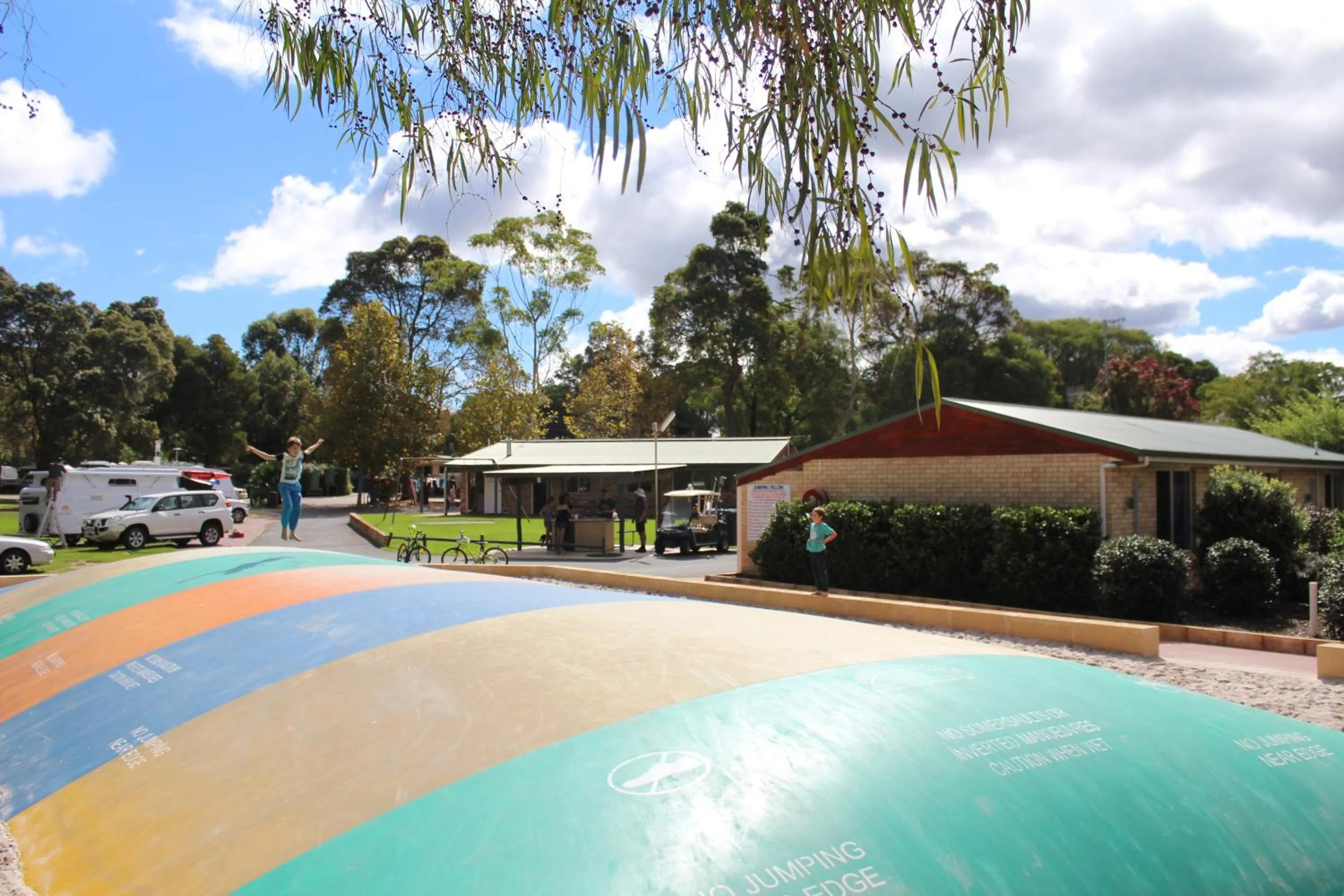 Children play ground in Margaret River Tourist Park