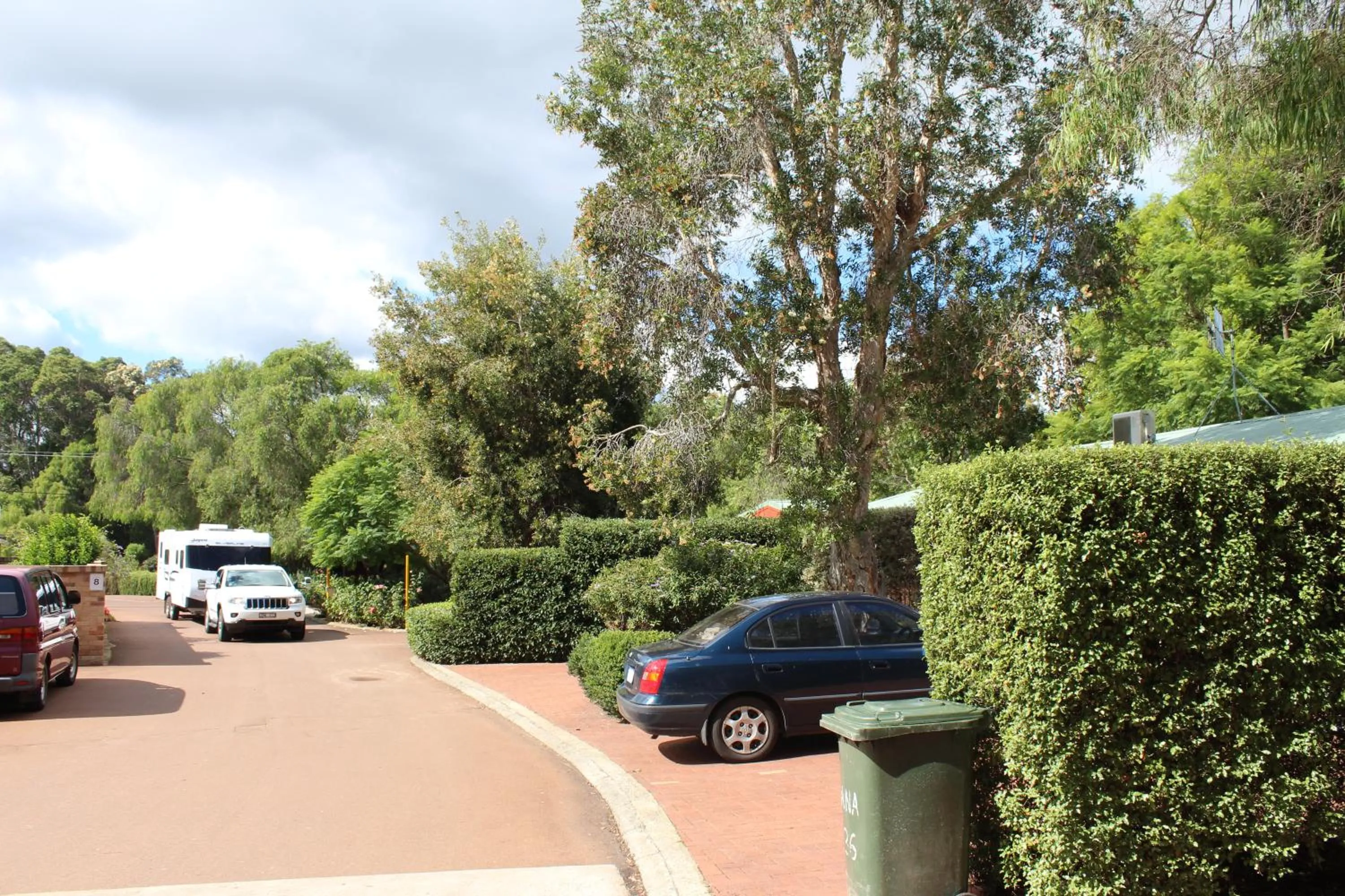 Garden in Margaret River Tourist Park