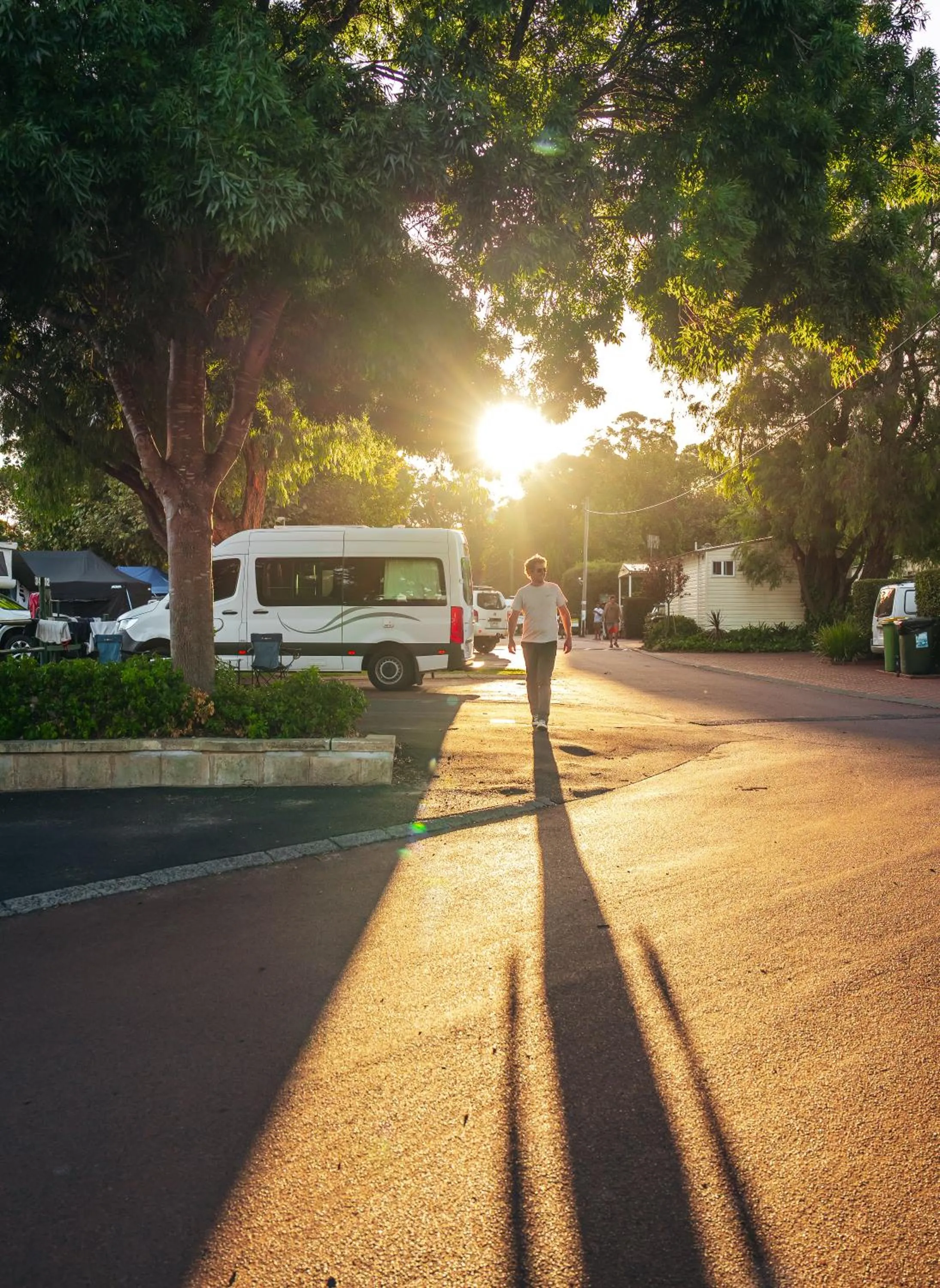 People in Margaret River Tourist Park