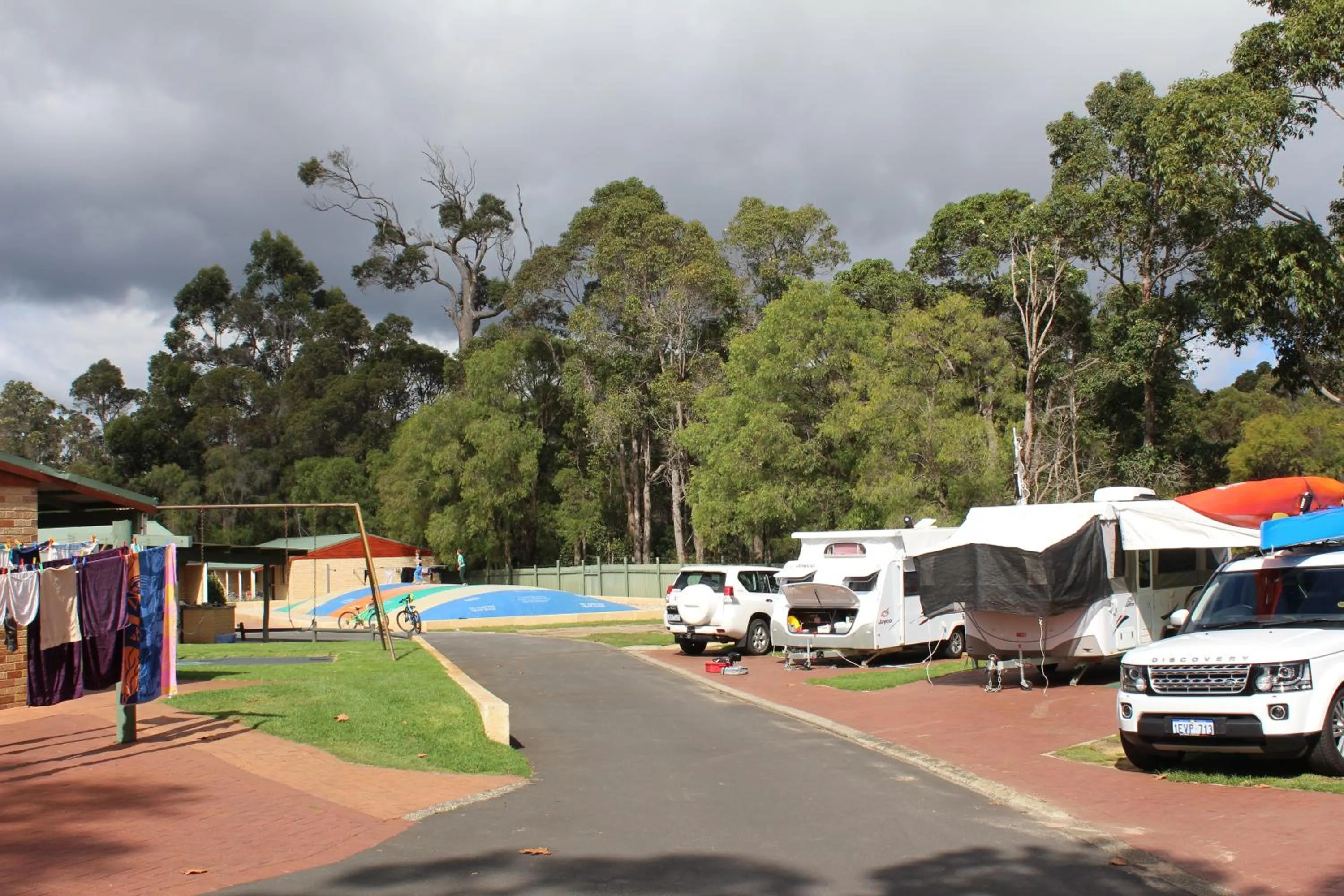 Garden in Margaret River Tourist Park