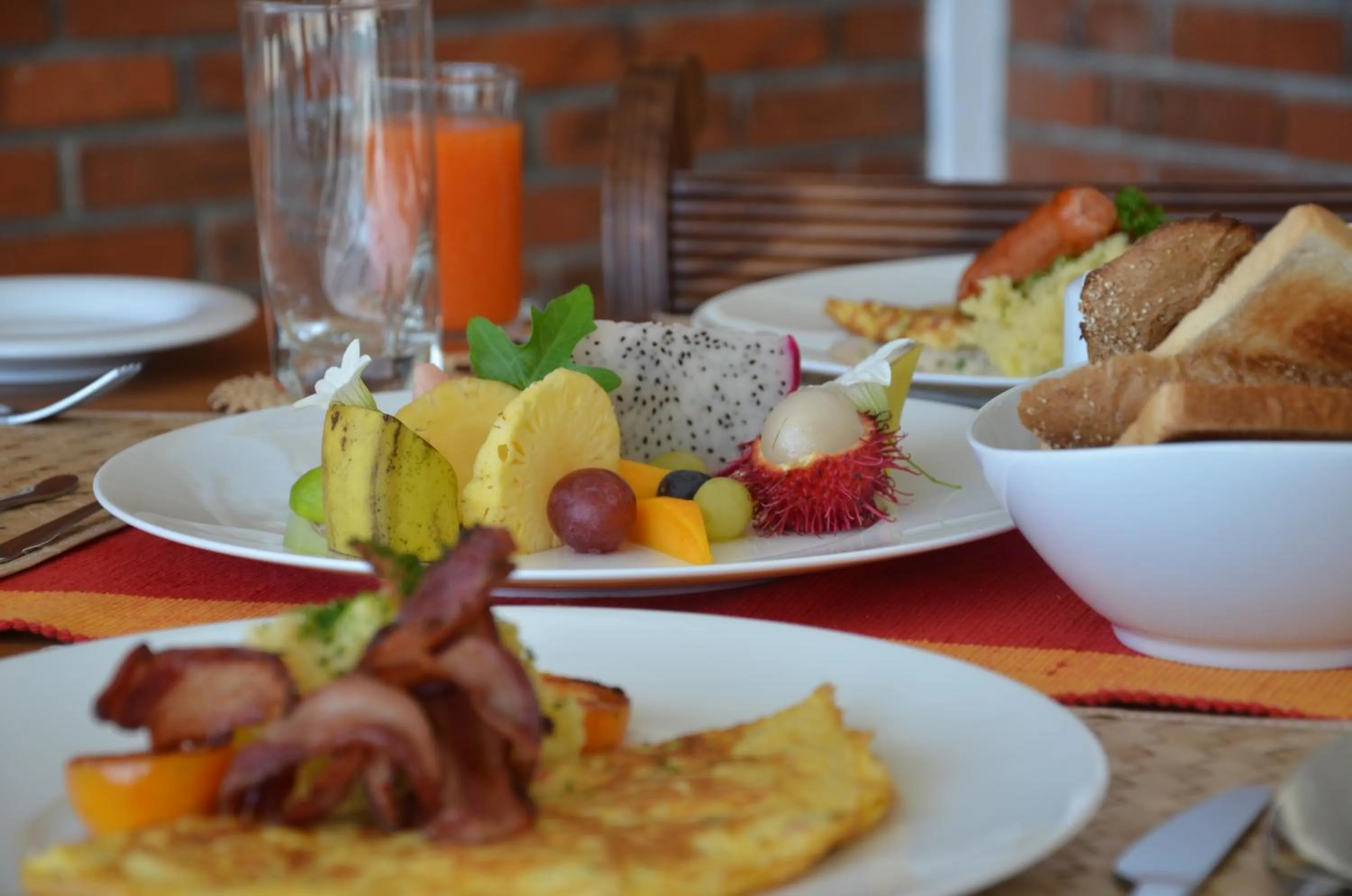 Food in Bungalow By The Beach