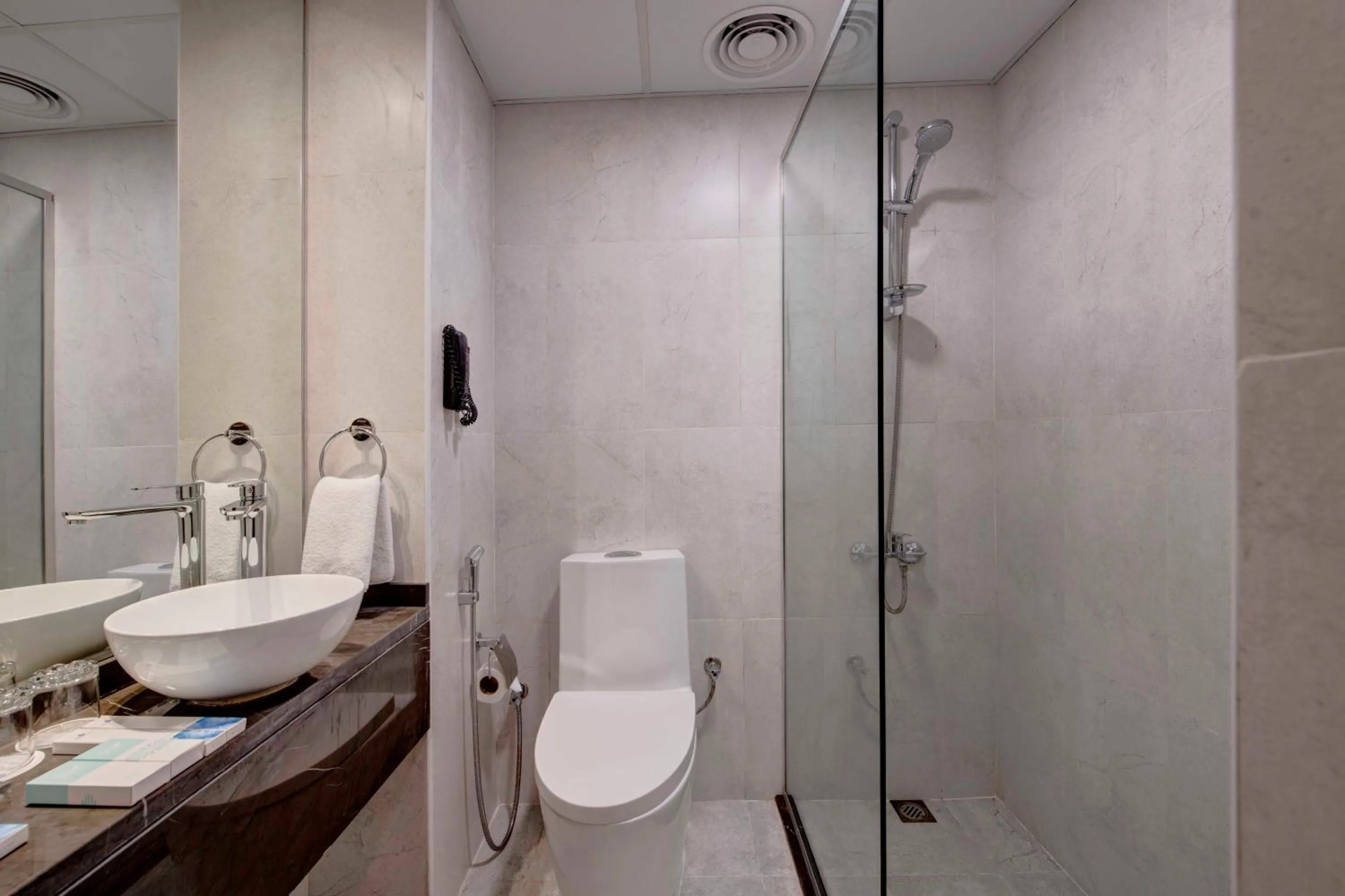 Toilet in Lotus Grand Hotel