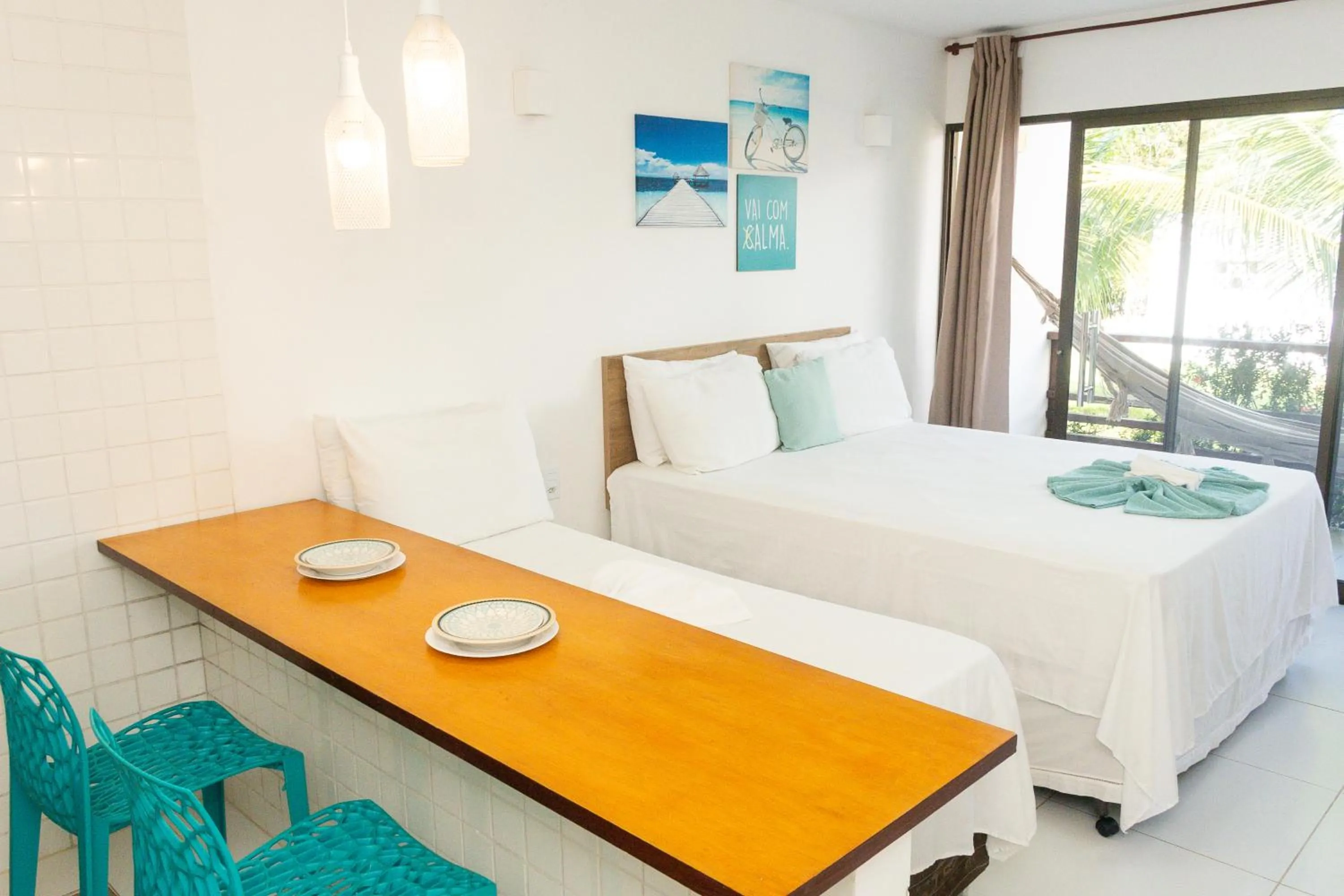 Bed in Mar Turquesa Eco Pousada