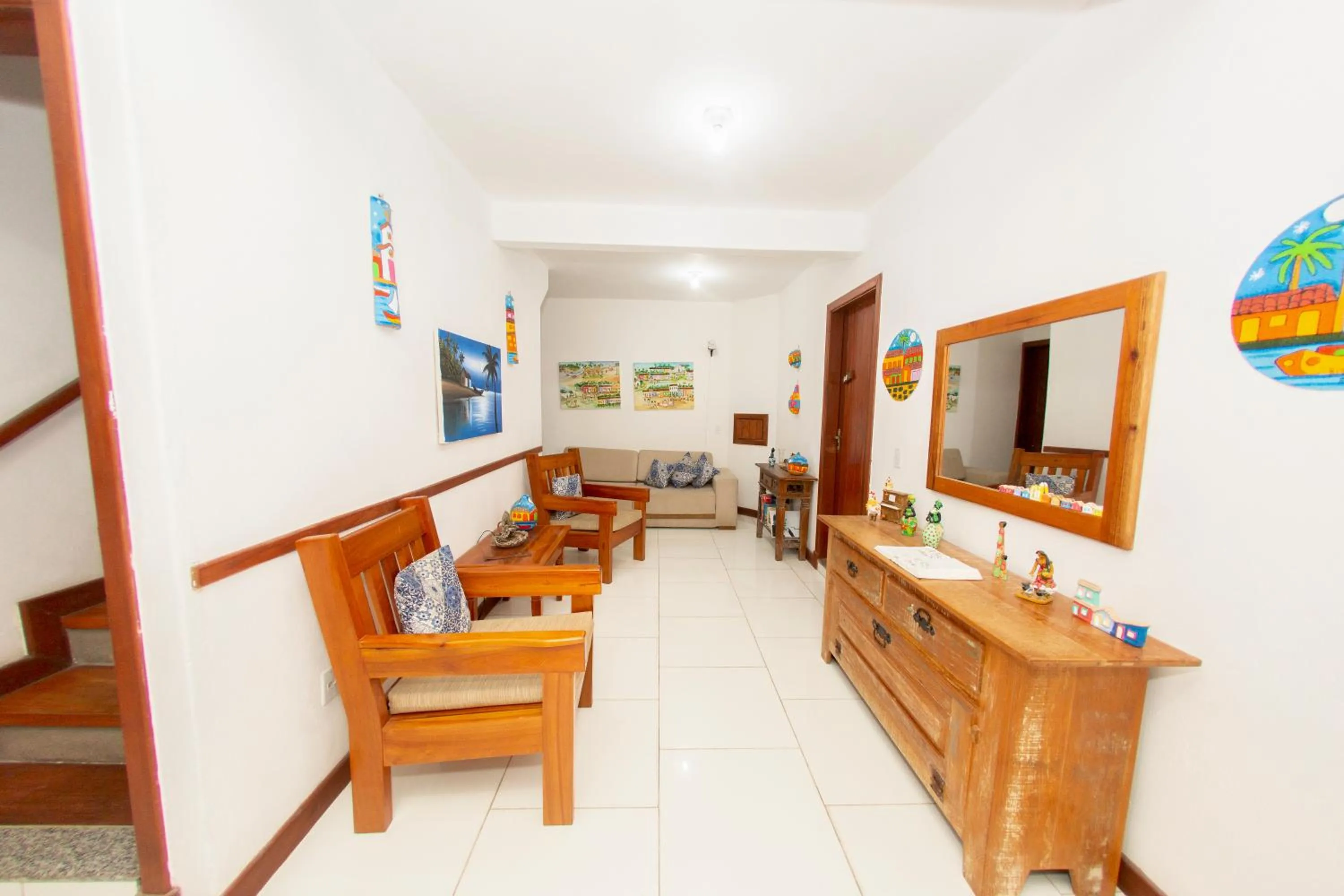 Seating area in Pousada Flor do Arraial