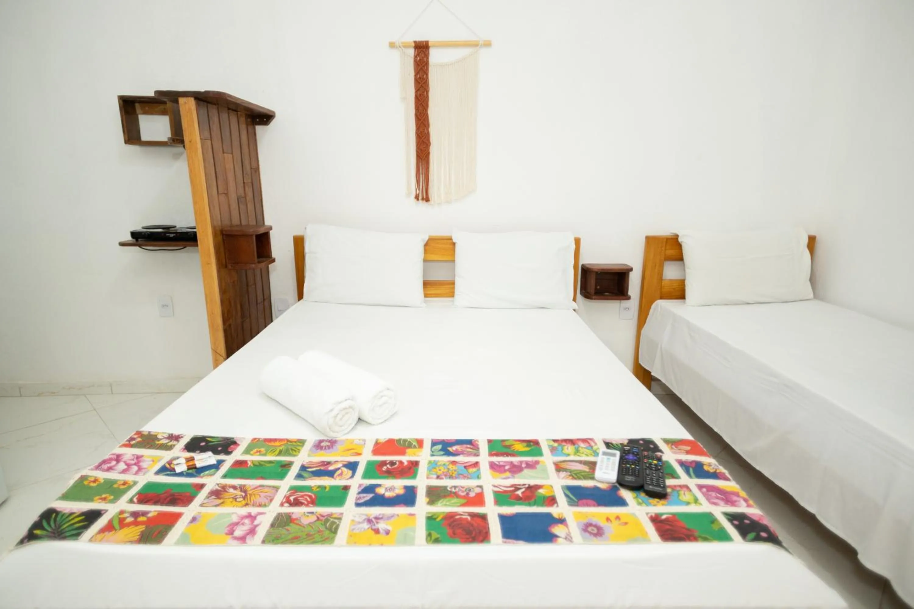 Bed in Pousada Flor do Arraial